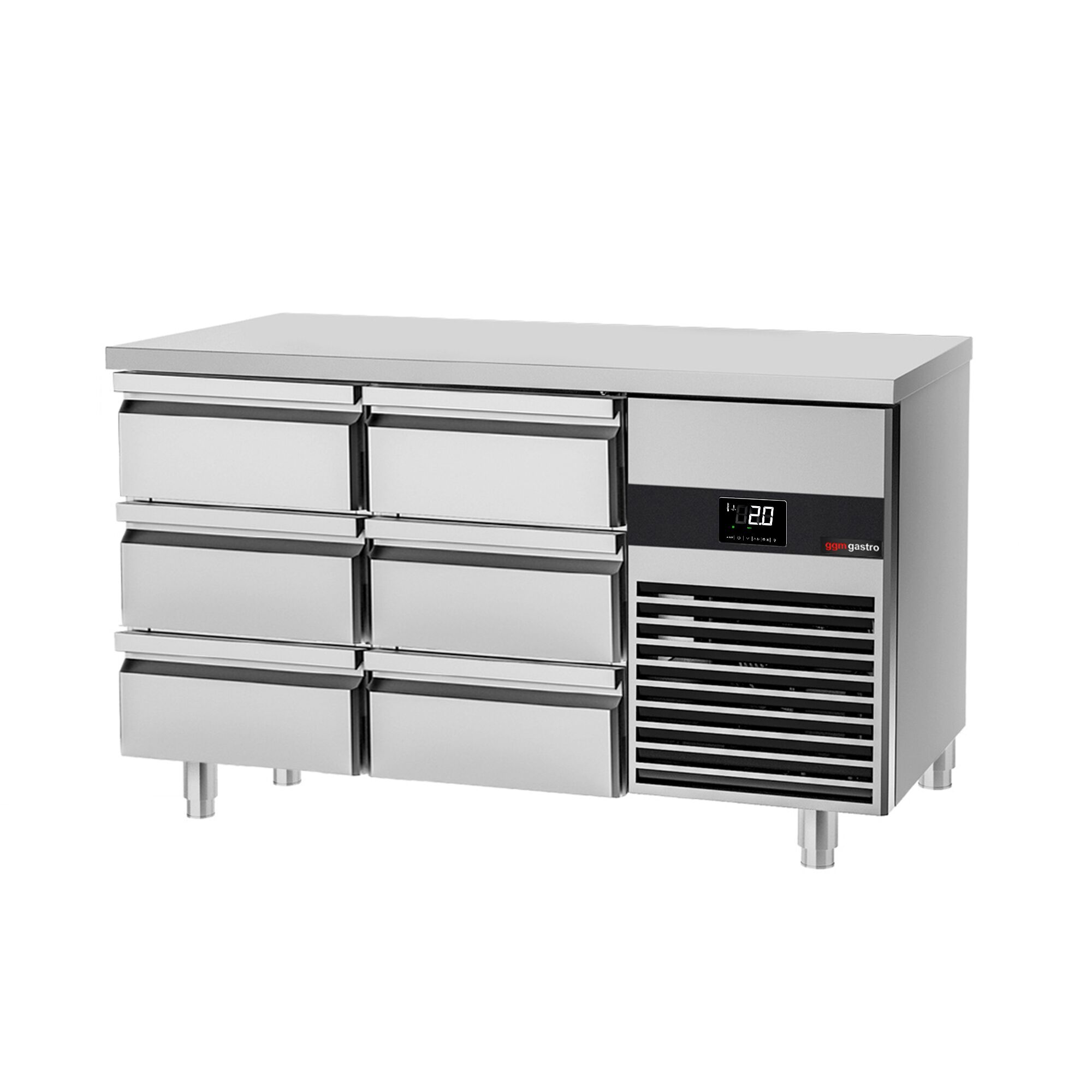 Külmlaud PREMIUM 1400×700mm, 6 sahtlit