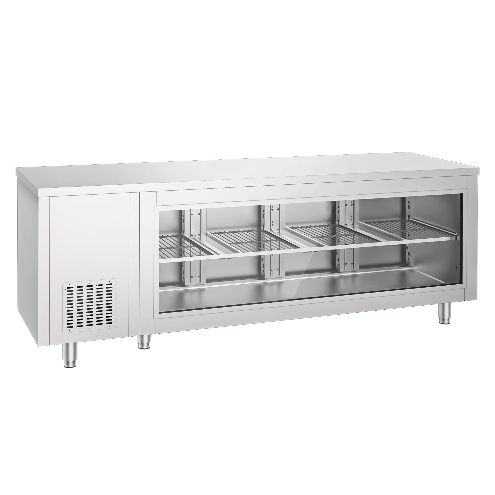 Külmlaud 2330×700mm, 4 klaasust