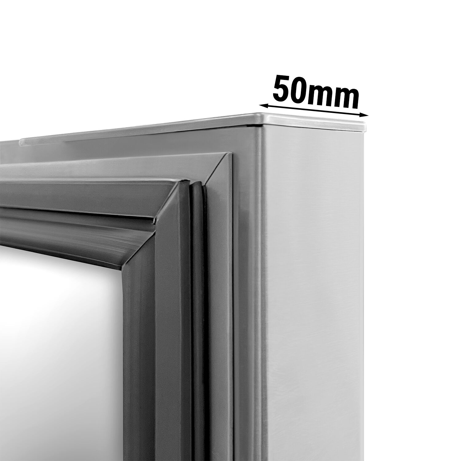 Külmlaud 2330×700mm, 4 klaasust