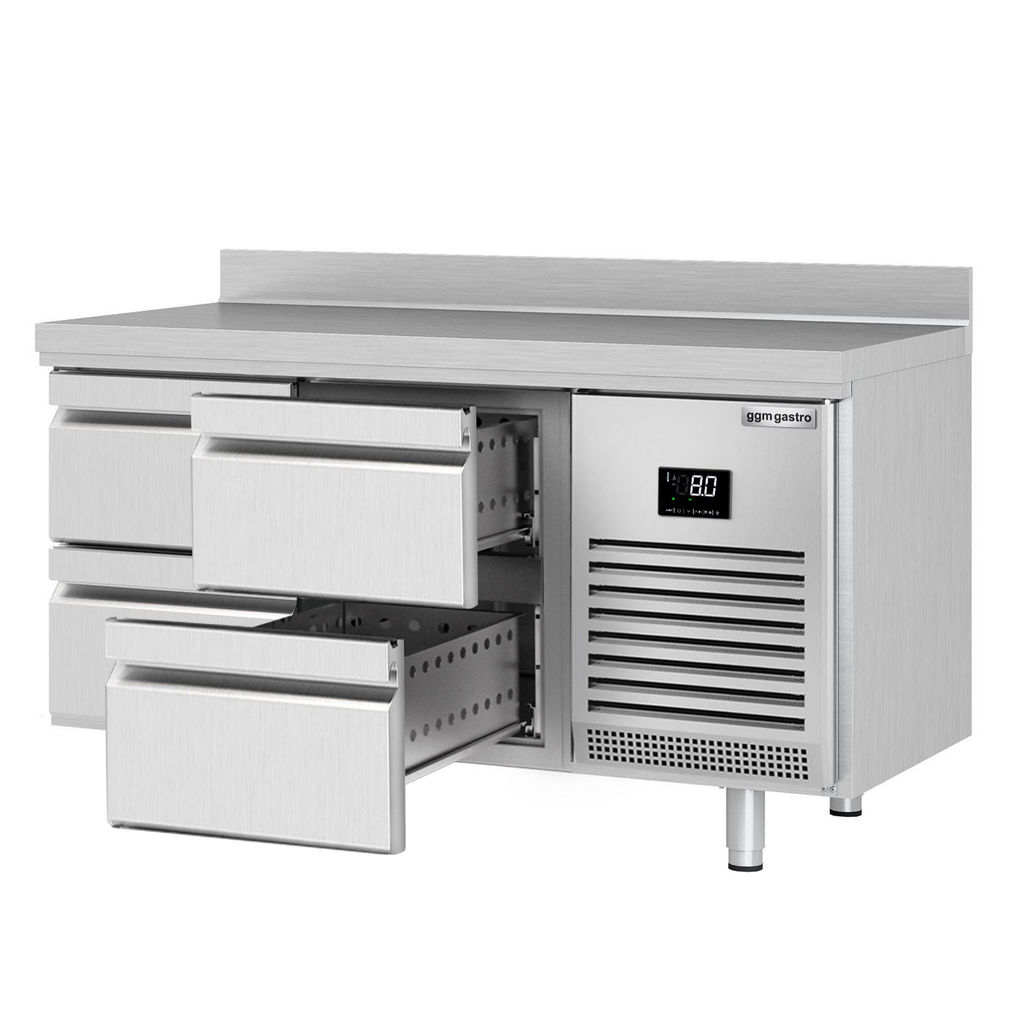 Külmlaud PREMIUM PLUS 1468×600mm, 4 sahtlit