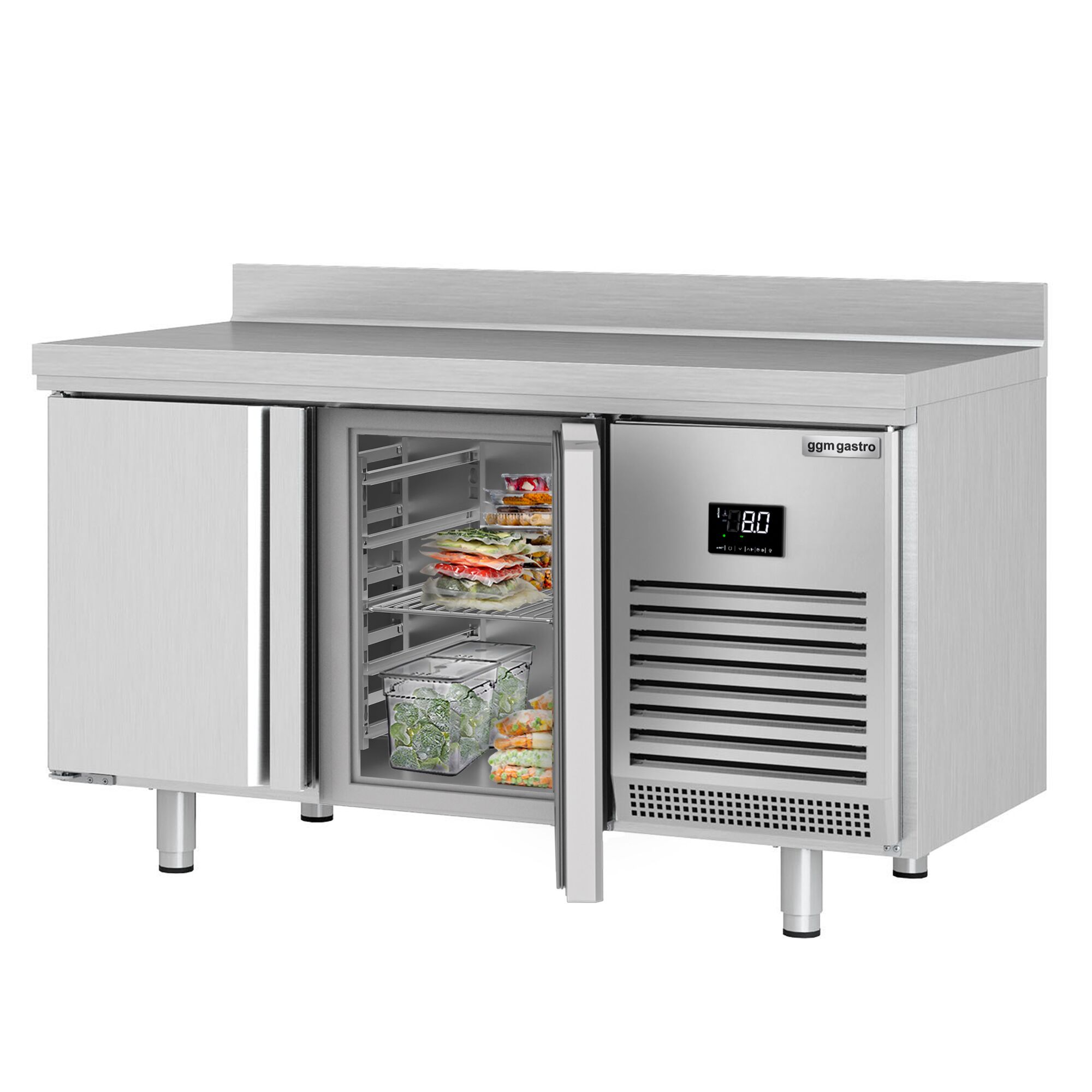 Külmlaud PREMIUM PLUS 1468×600mm, 2 ust