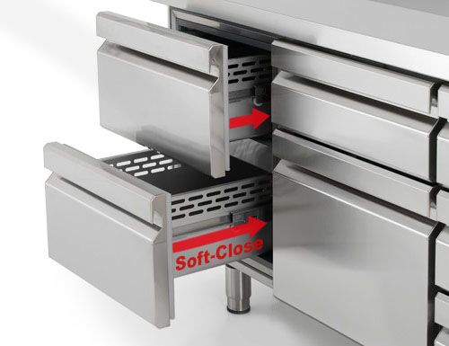 Külmlaud PREMIUM PLUS 1468×700mm, 4 sahtlit