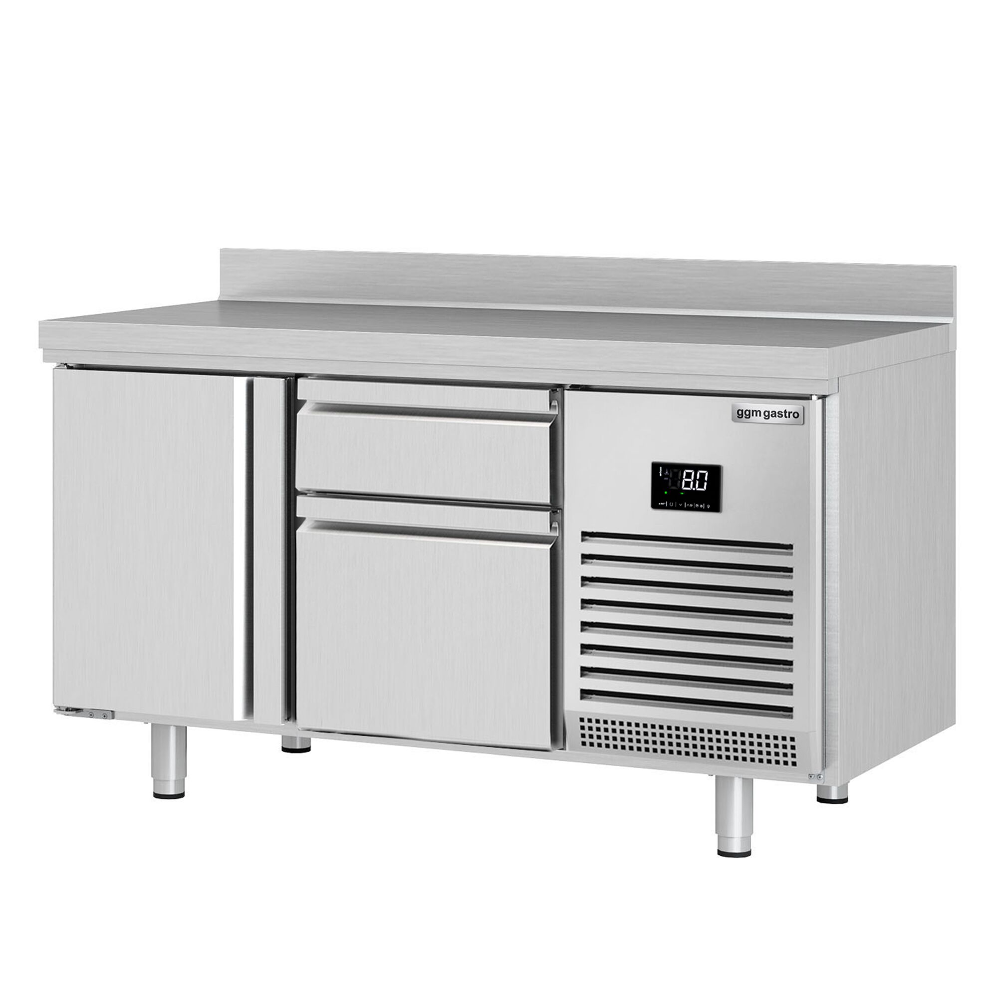 Külmlaud PREMIUM PLUS 1468×700mm, 1 uks ja 2 sahtlit