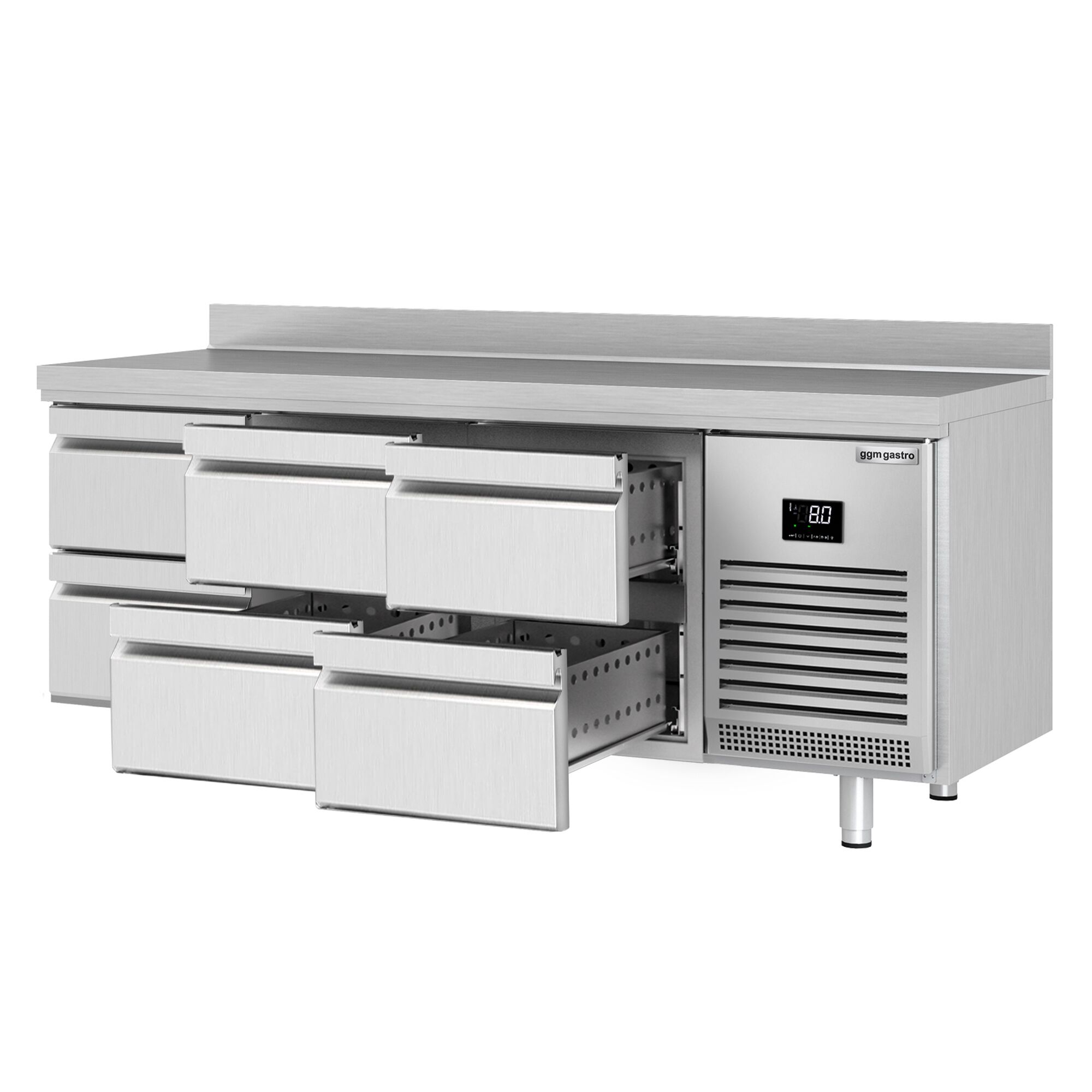 Külmlaud PREMIUM PLUS 1960×600mm, 6 sahtlit