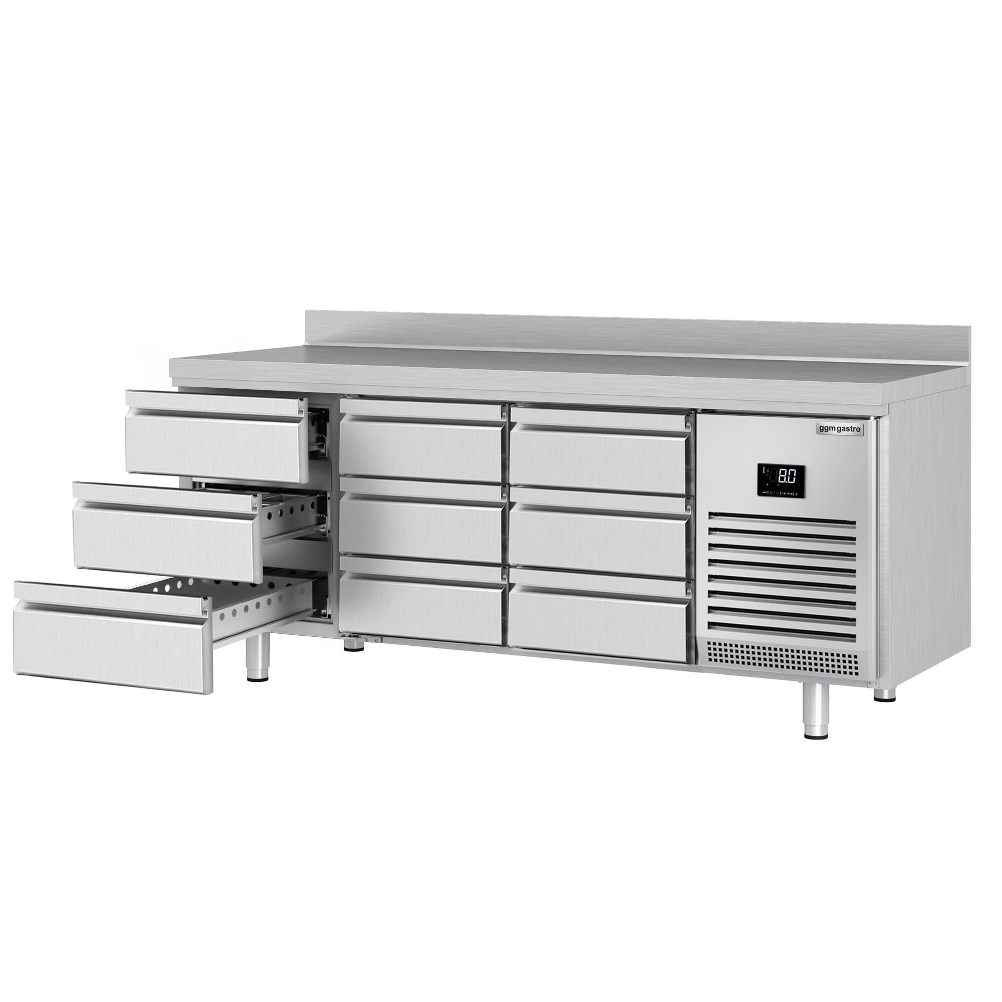 Külmlaud PREMIUM PLUS 1960×600mm, 9 sahtlit