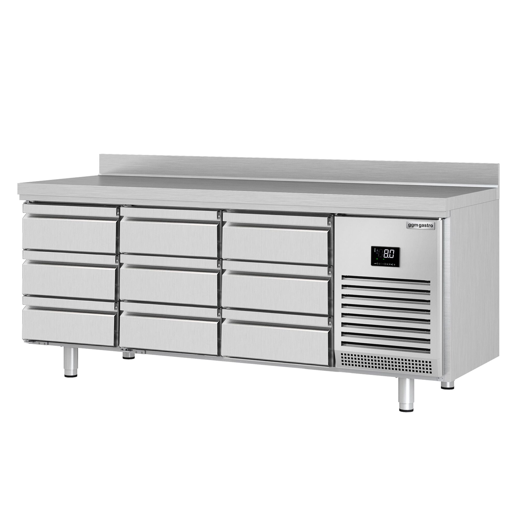 Külmlaud PREMIUM PLUS 1960×600mm, 9 sahtlit