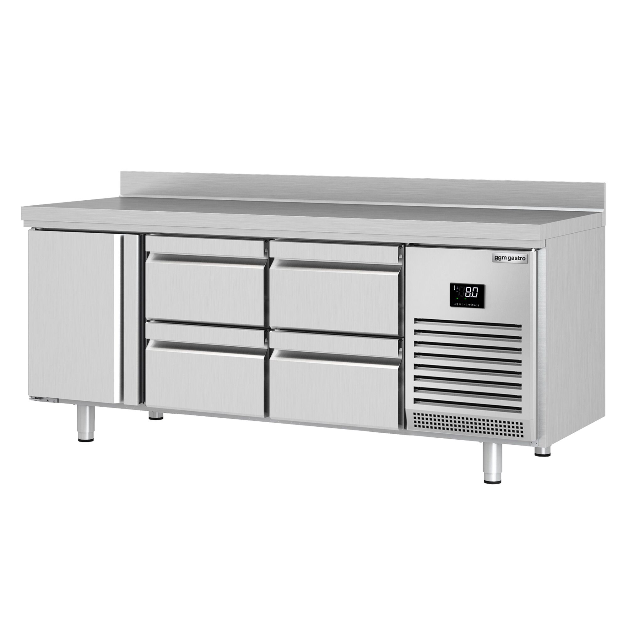 Külmlaud PREMIUM PLUS 1960×600mm, 1 uks ja 4 sahtlit