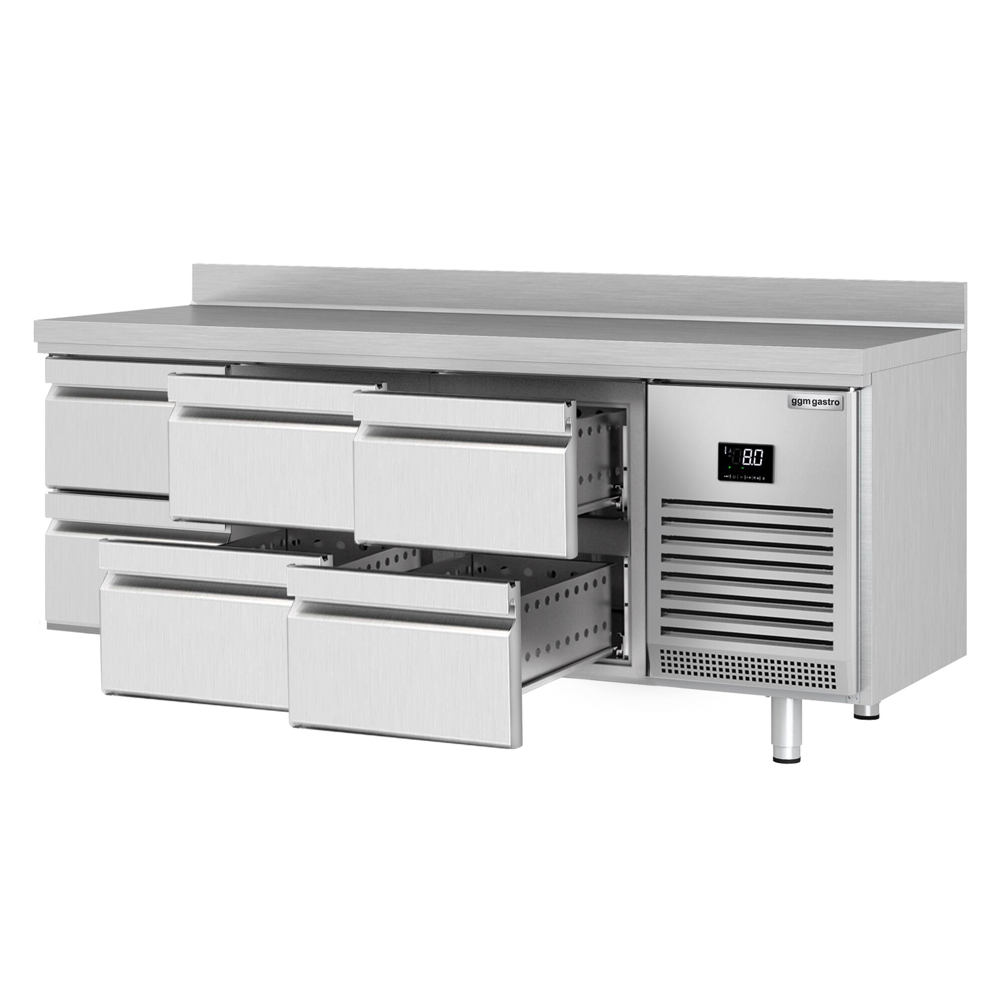 Külmlaud PREMIUM PLUS 1960×700mm, 6 sahtlit