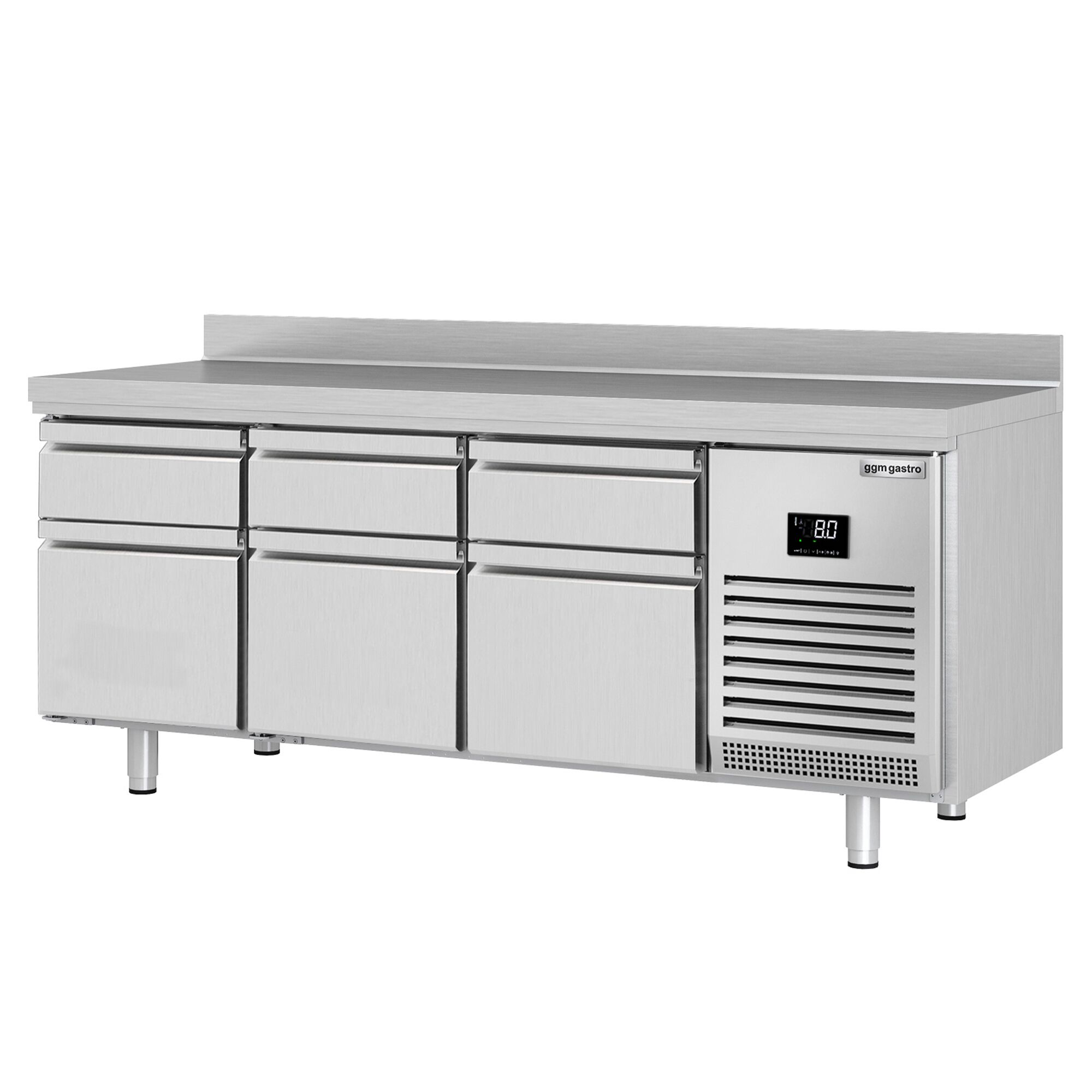 Külmlaud PREMIUM PLUS 1960×700mm, 6 sahtlit