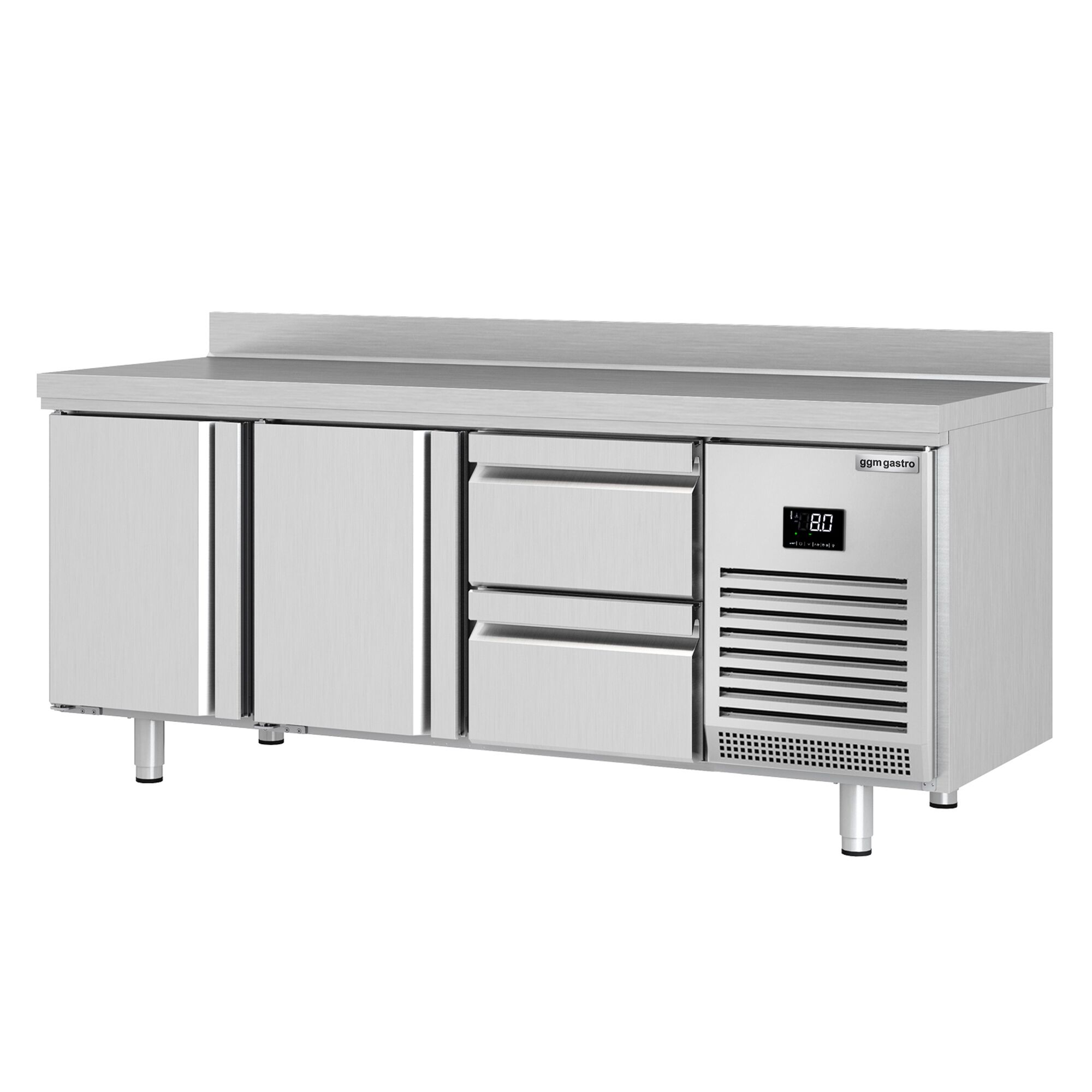 Külmlaud PREMIUM PLUS 1960×700mm, 2 ust ja 2 sahtlit