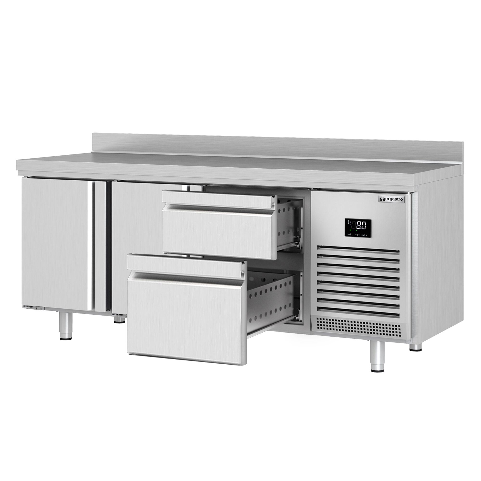 Külmlaud PREMIUM PLUS 1960×700mm, 2 ust ja 2 sahtlit
