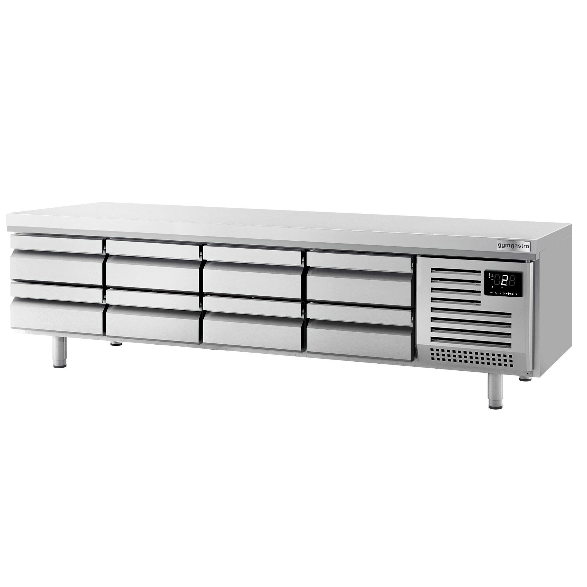 Külmlaud 2400mm, 8 sahtlit