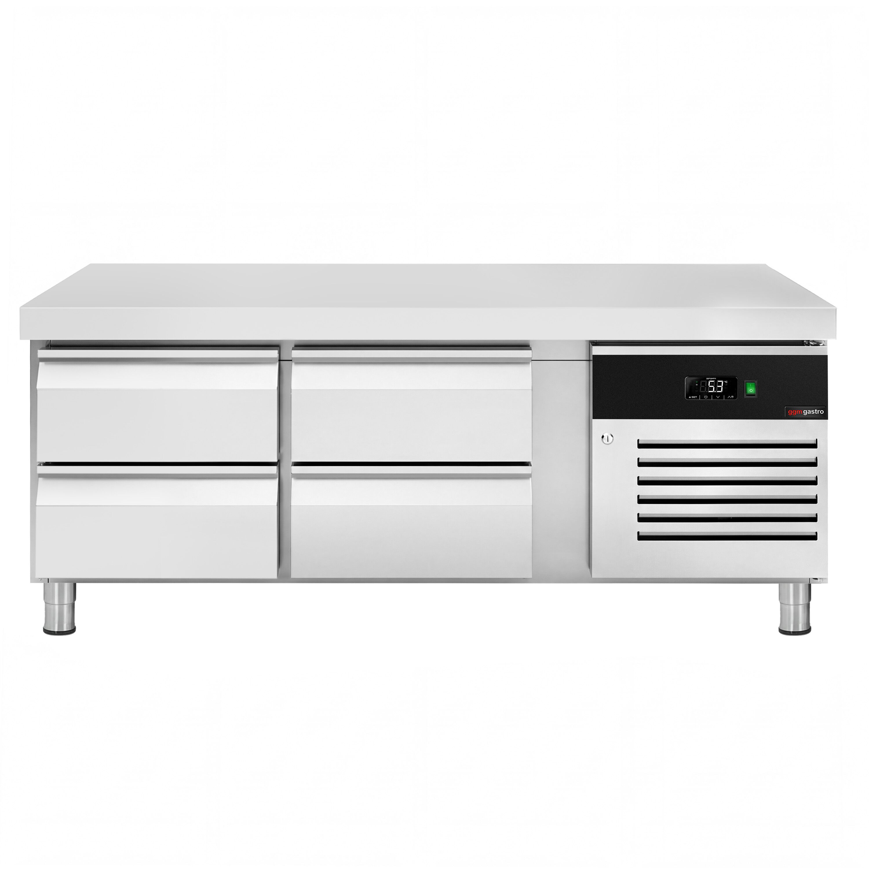 Külmlaud 1600mm, 4 sahtlit