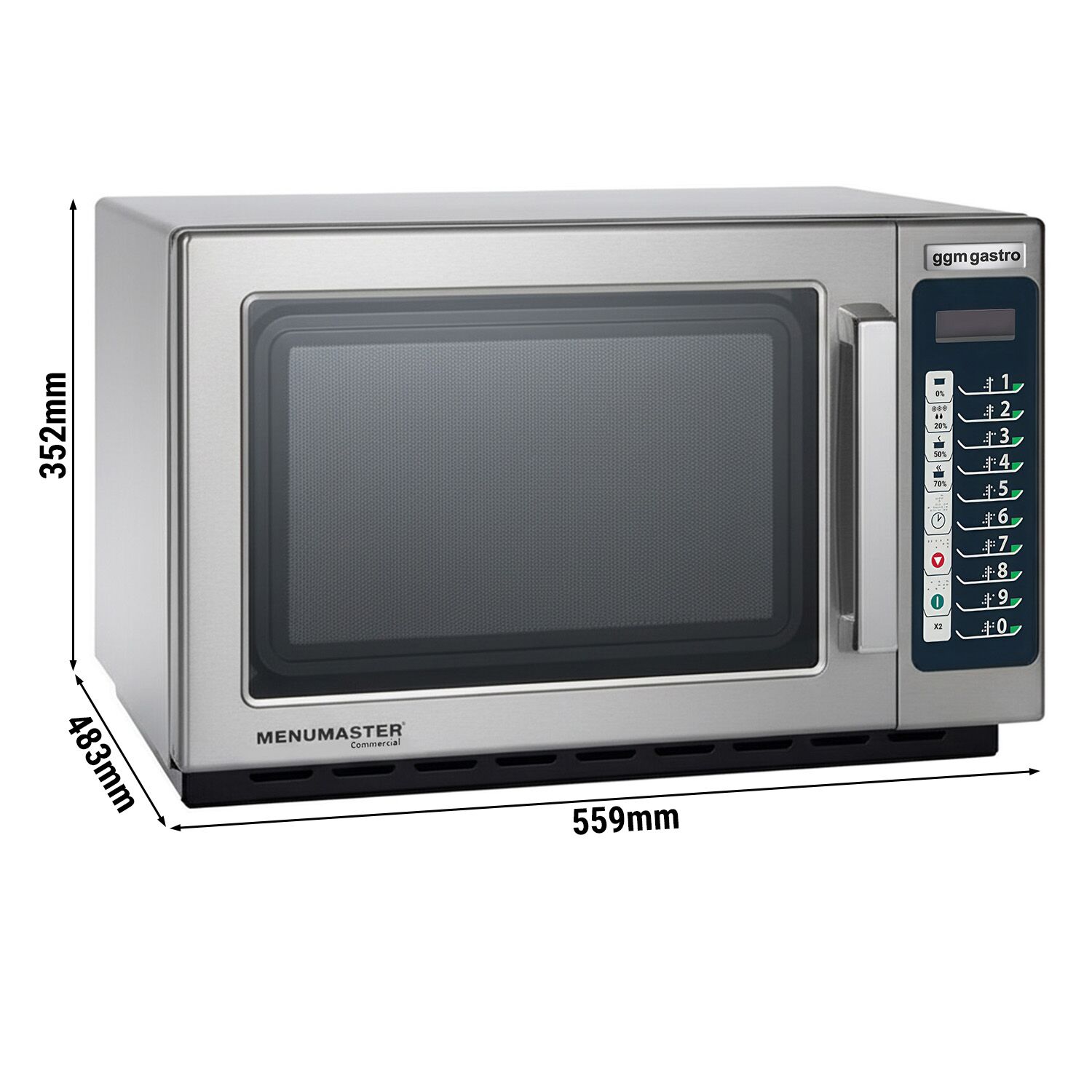 Mikrolaineahi 34L, 1100W