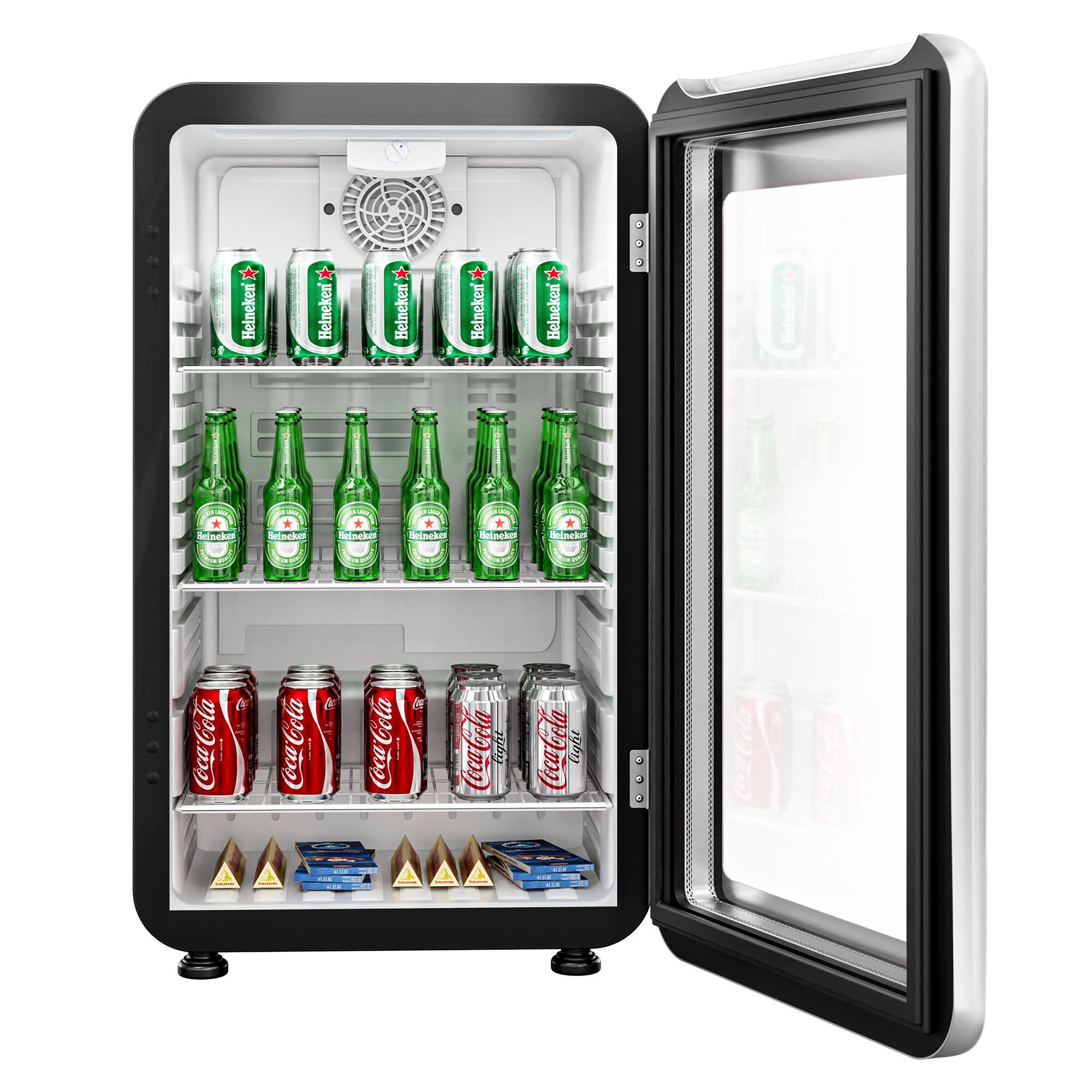 Minibaarikülmik 113L, klaasuks