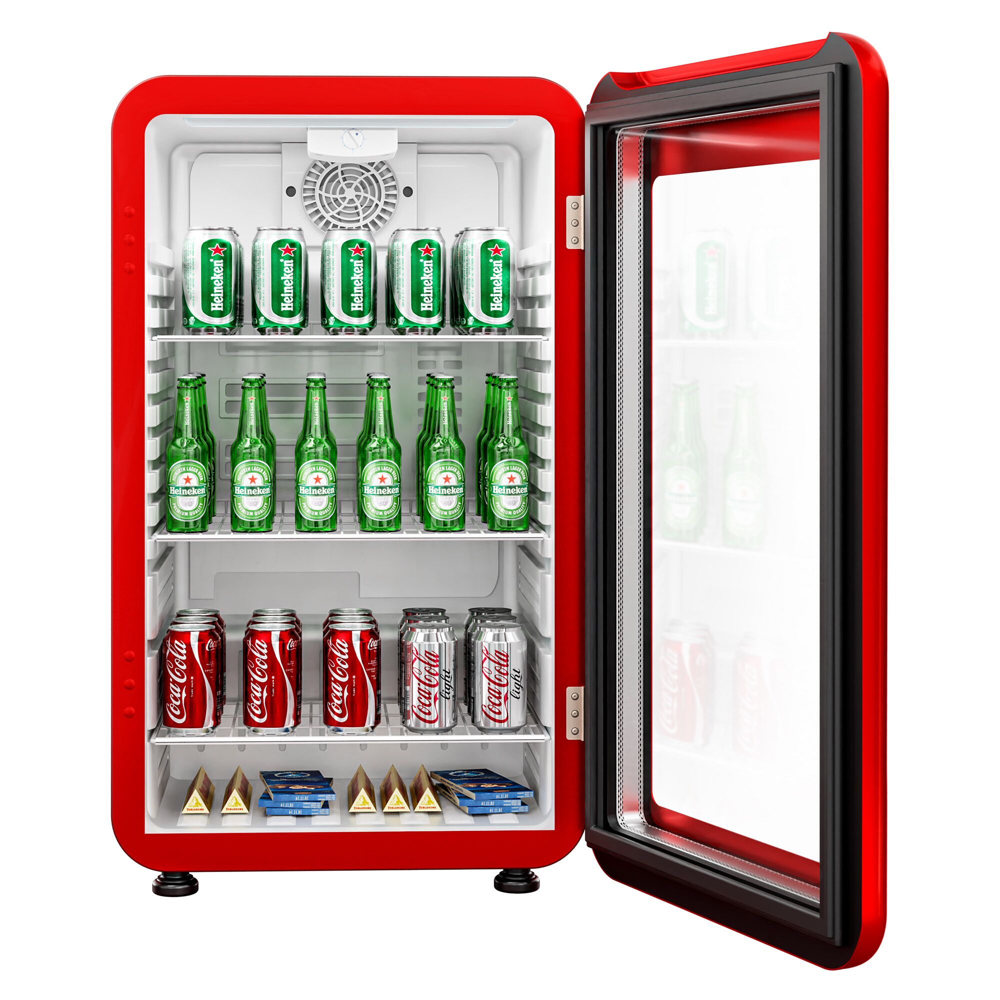 Minibaarikülmik 113L, klaasuks