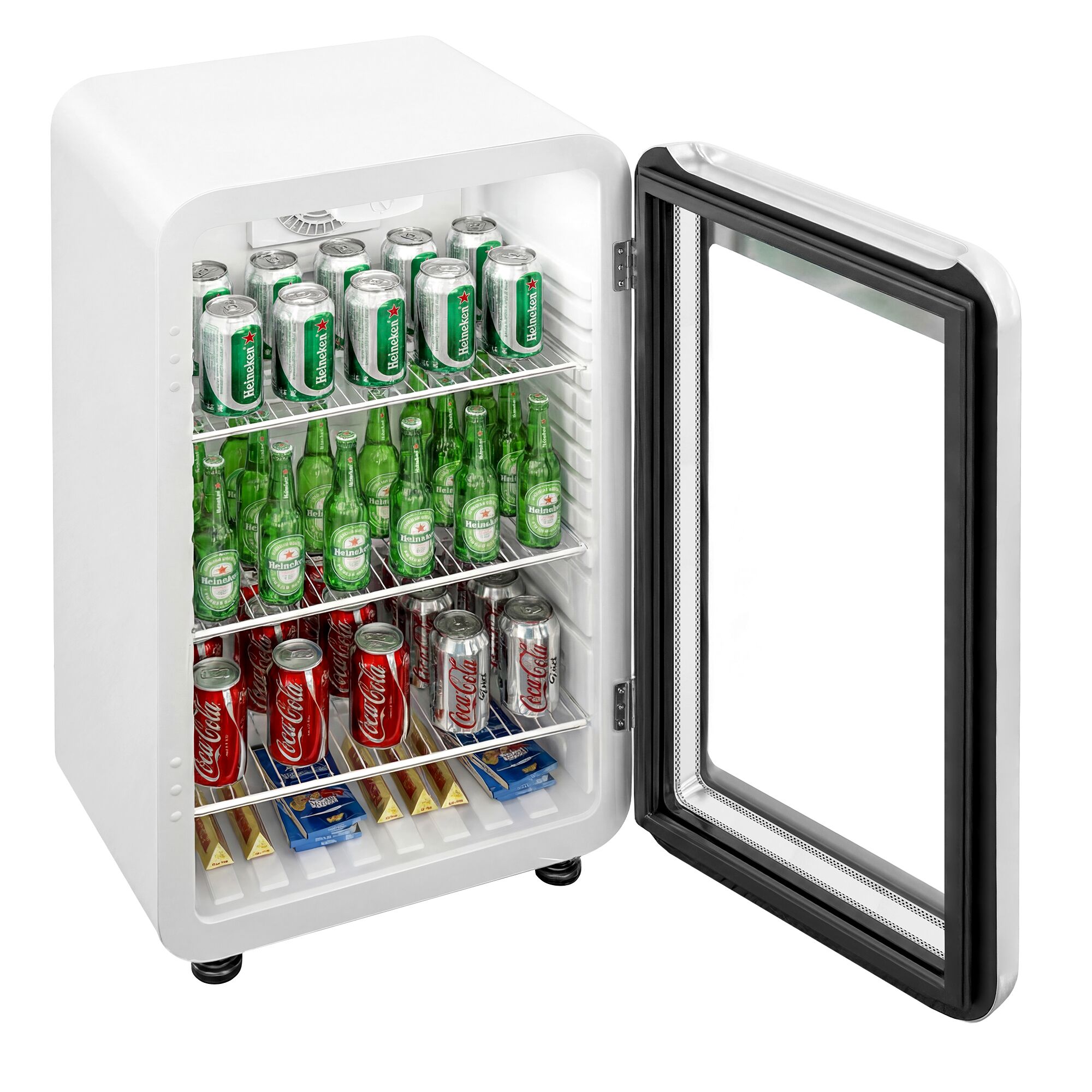 Minibaarikülmik 113L, klaasuks