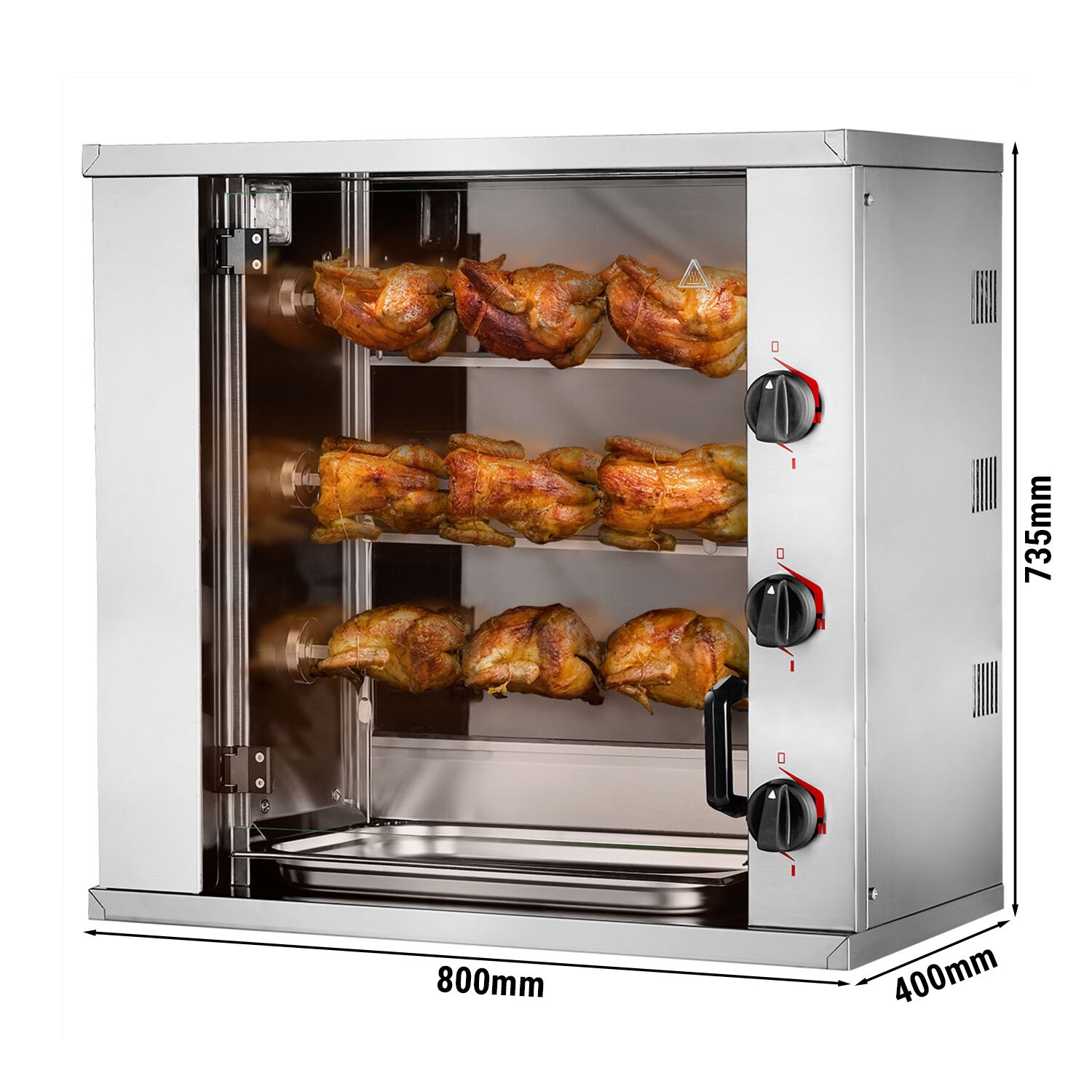 Mini grillkanaahi 3 varrast, 9 kana
