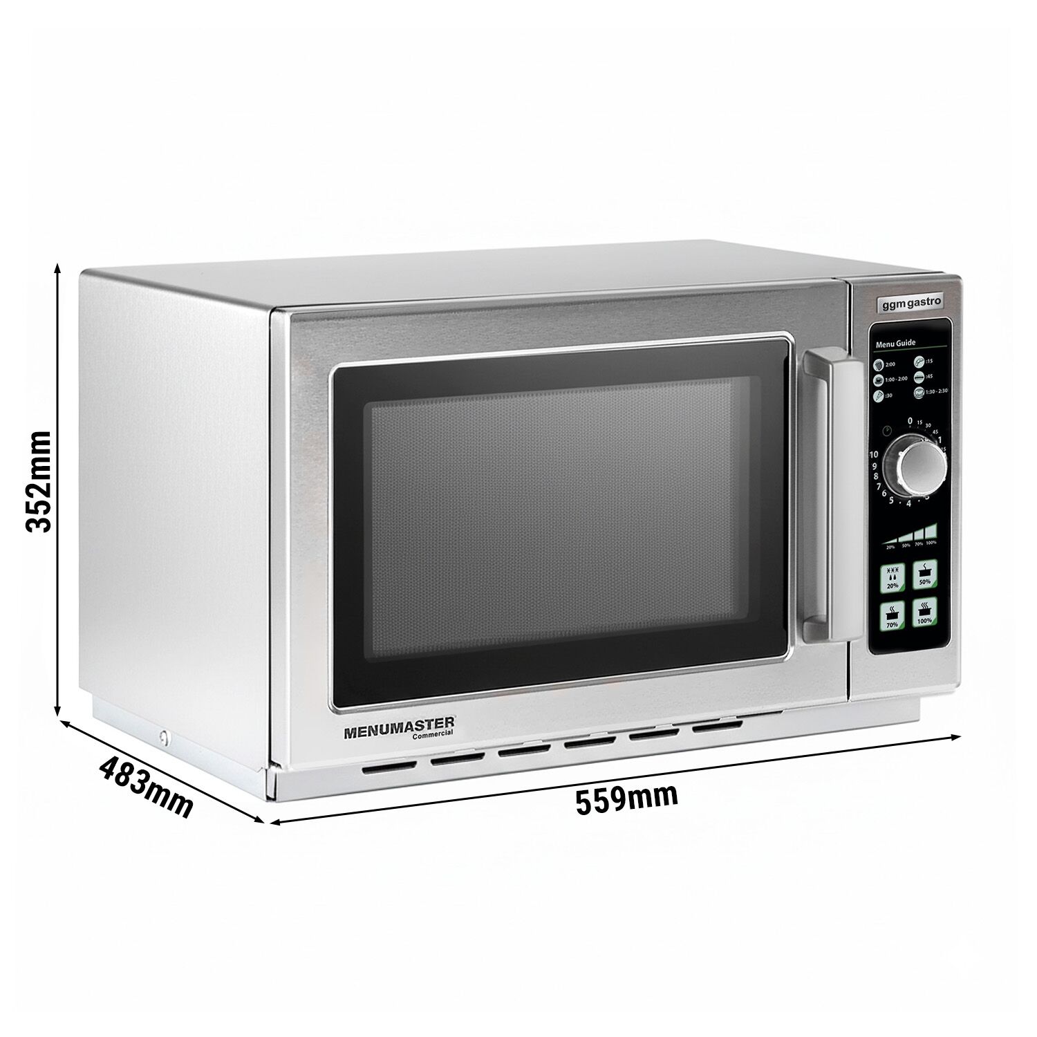 Mikrolaineahi 34L, 1100W, manuaalne