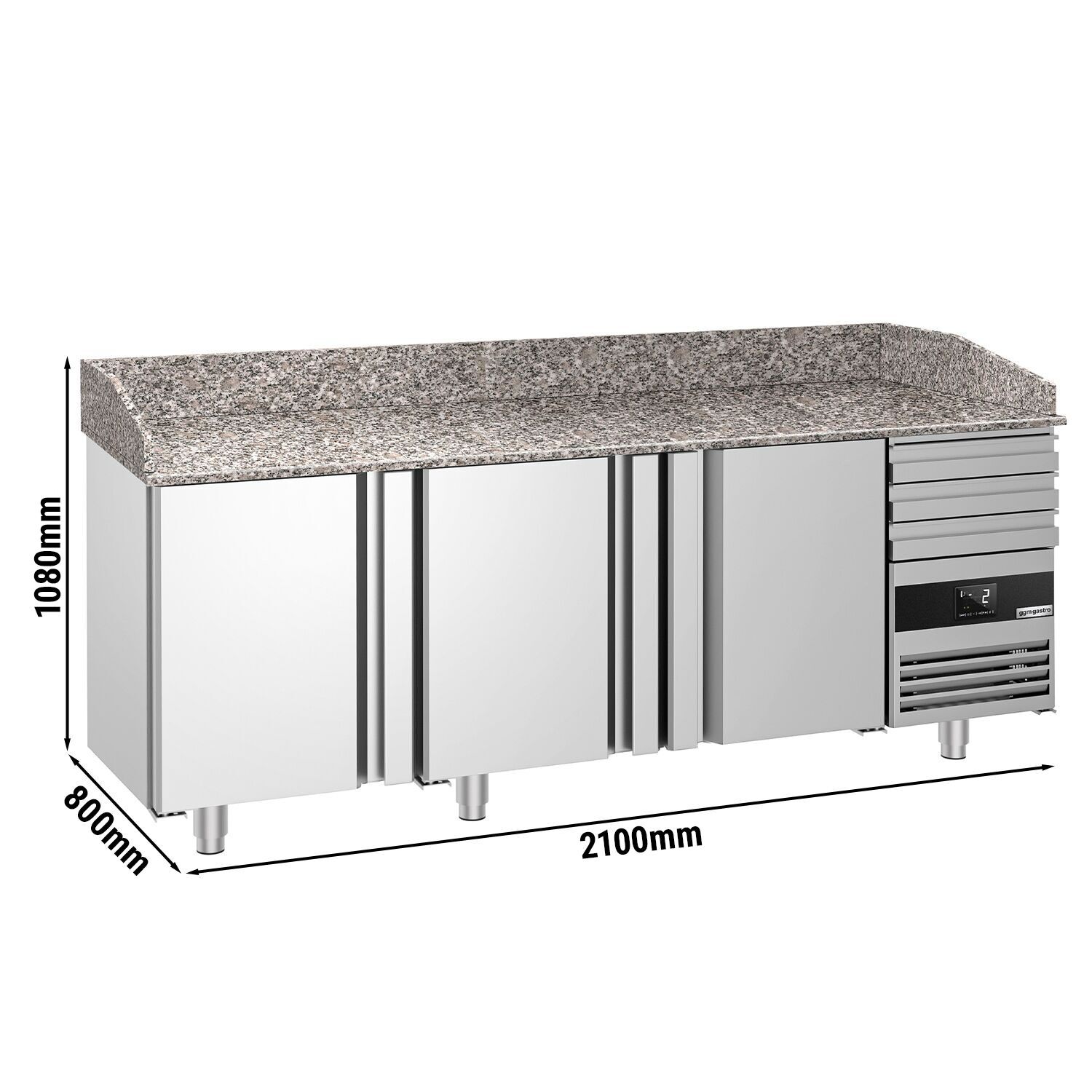 Pitsa ettevalmistuslaud 2150×800mm