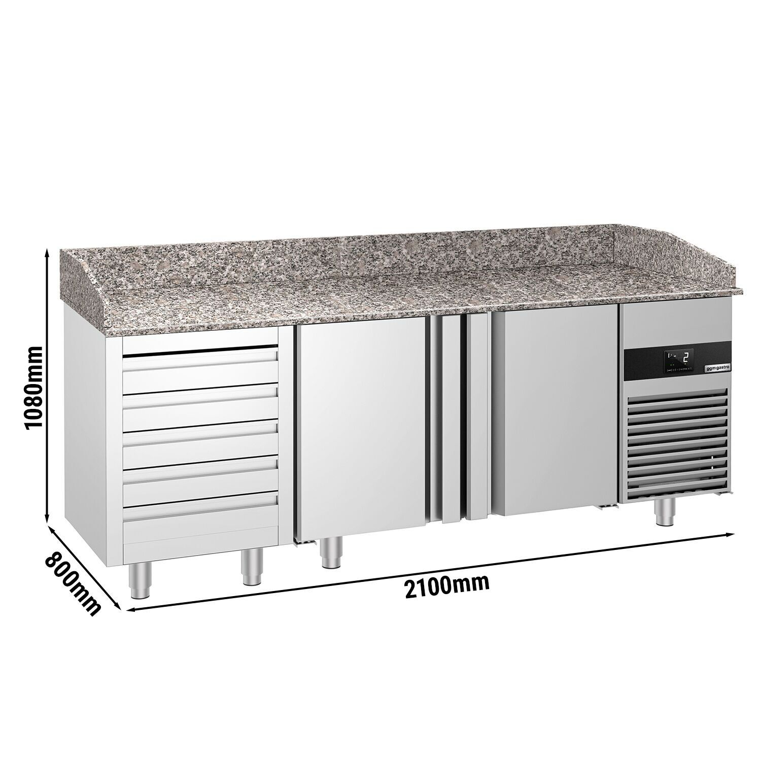 Pitsa ettevalmistuslaud 2100×800mm