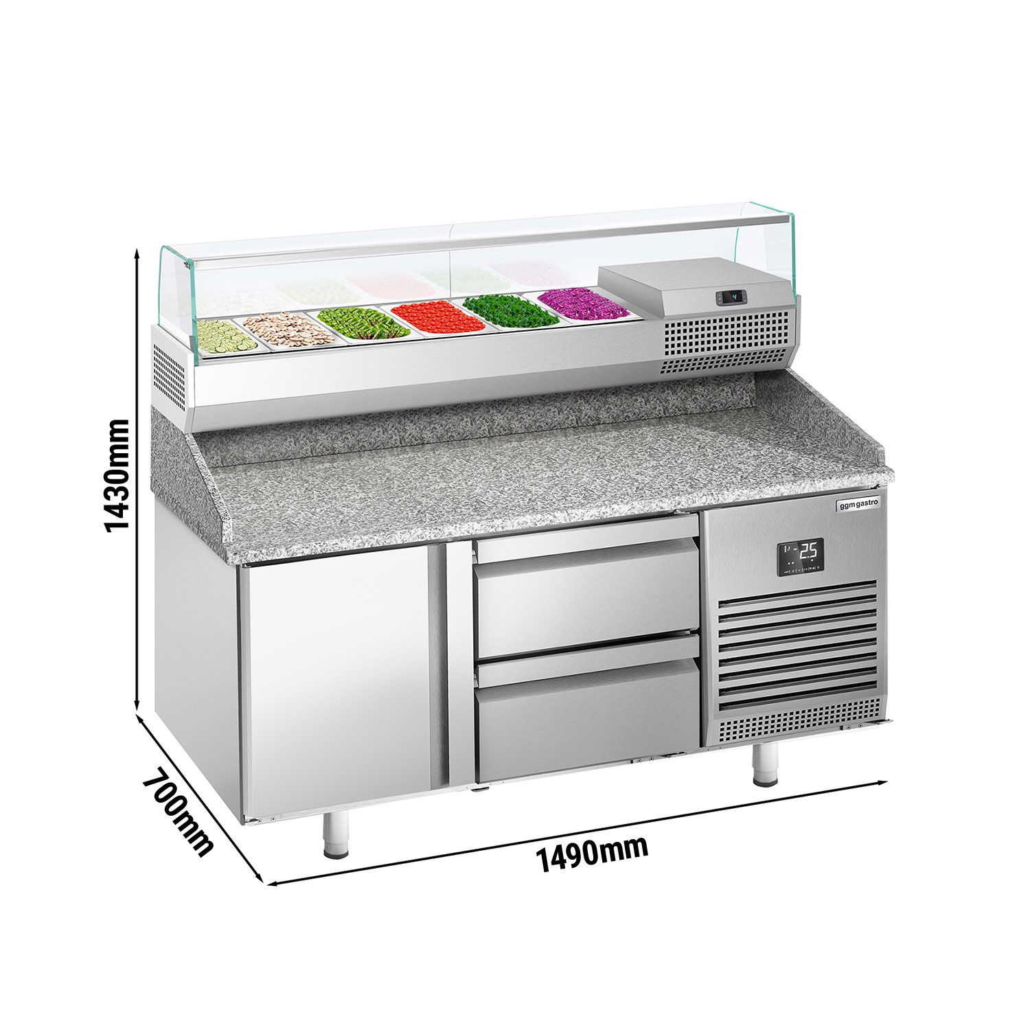 Pitsa ettevalmistuslaud 1490×700mm