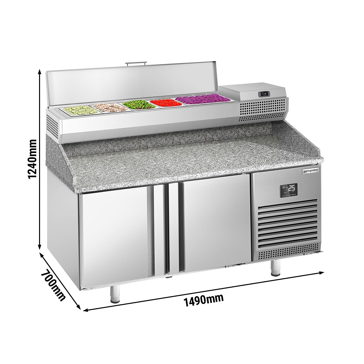 Pitsa ettevalmistuslaud 1490×700mm