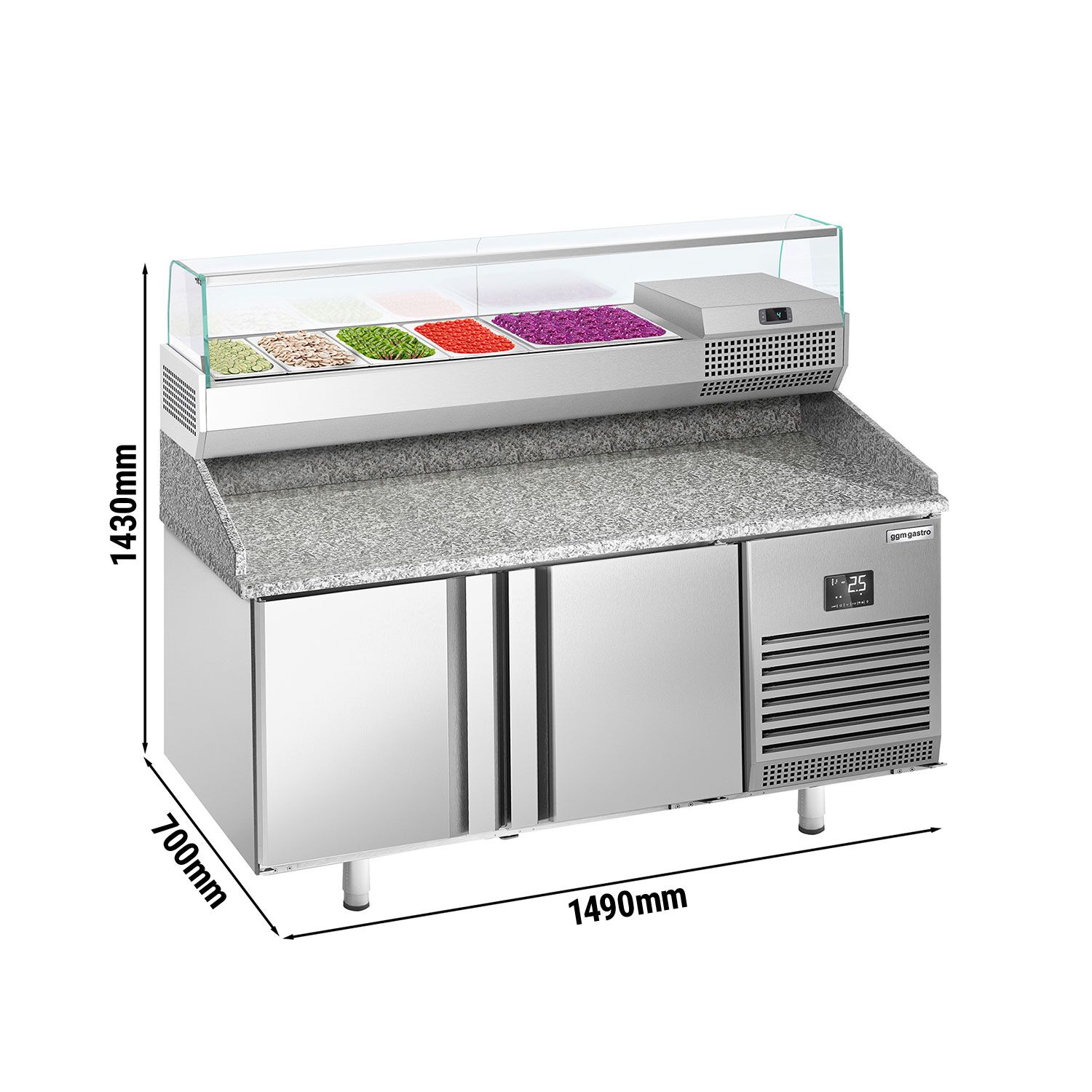Pitsa ettevalmistuslaud 1490×700mm