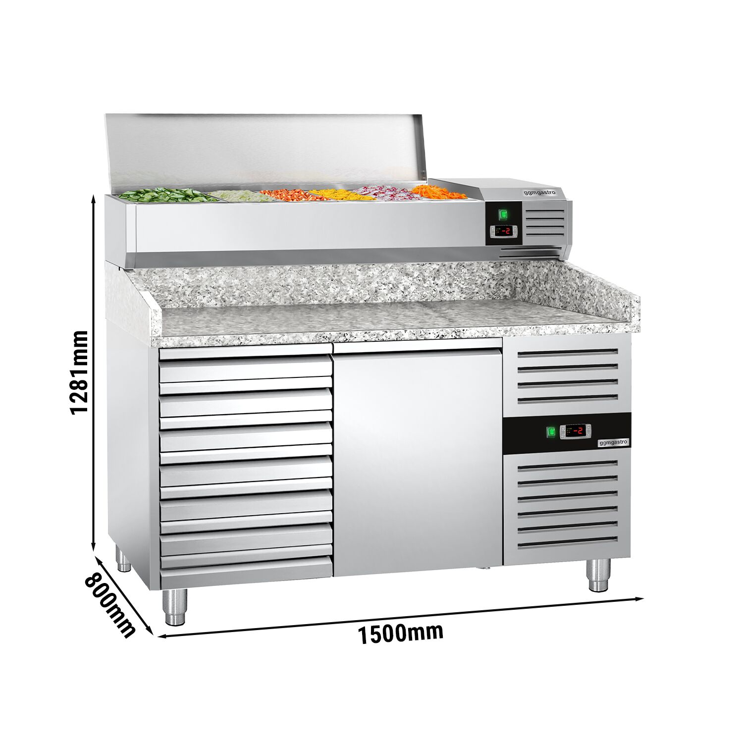 Pitsa ettevalmistuslaud 1500×800mm