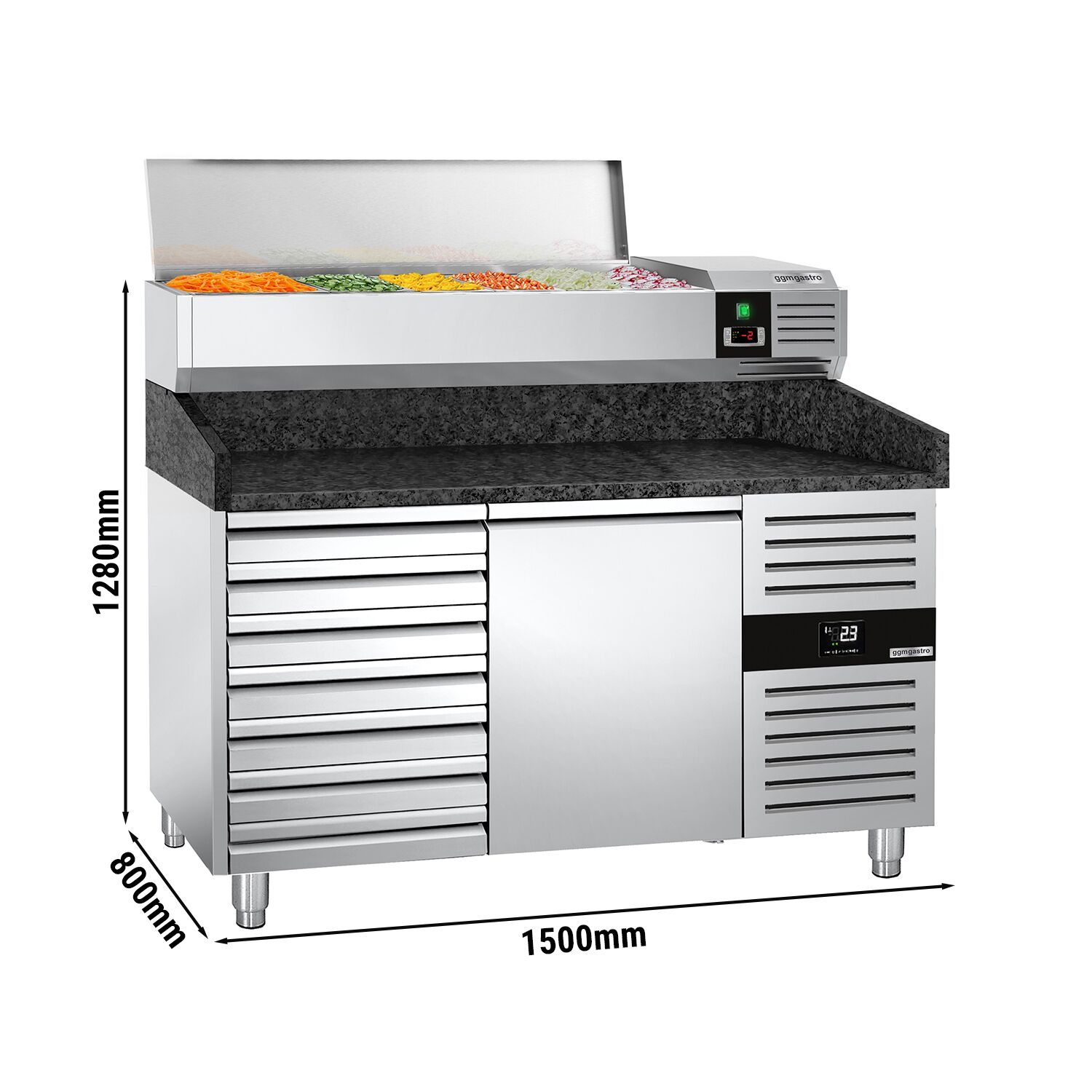 Pitsa ettevalmistuslaud 1500×800mm