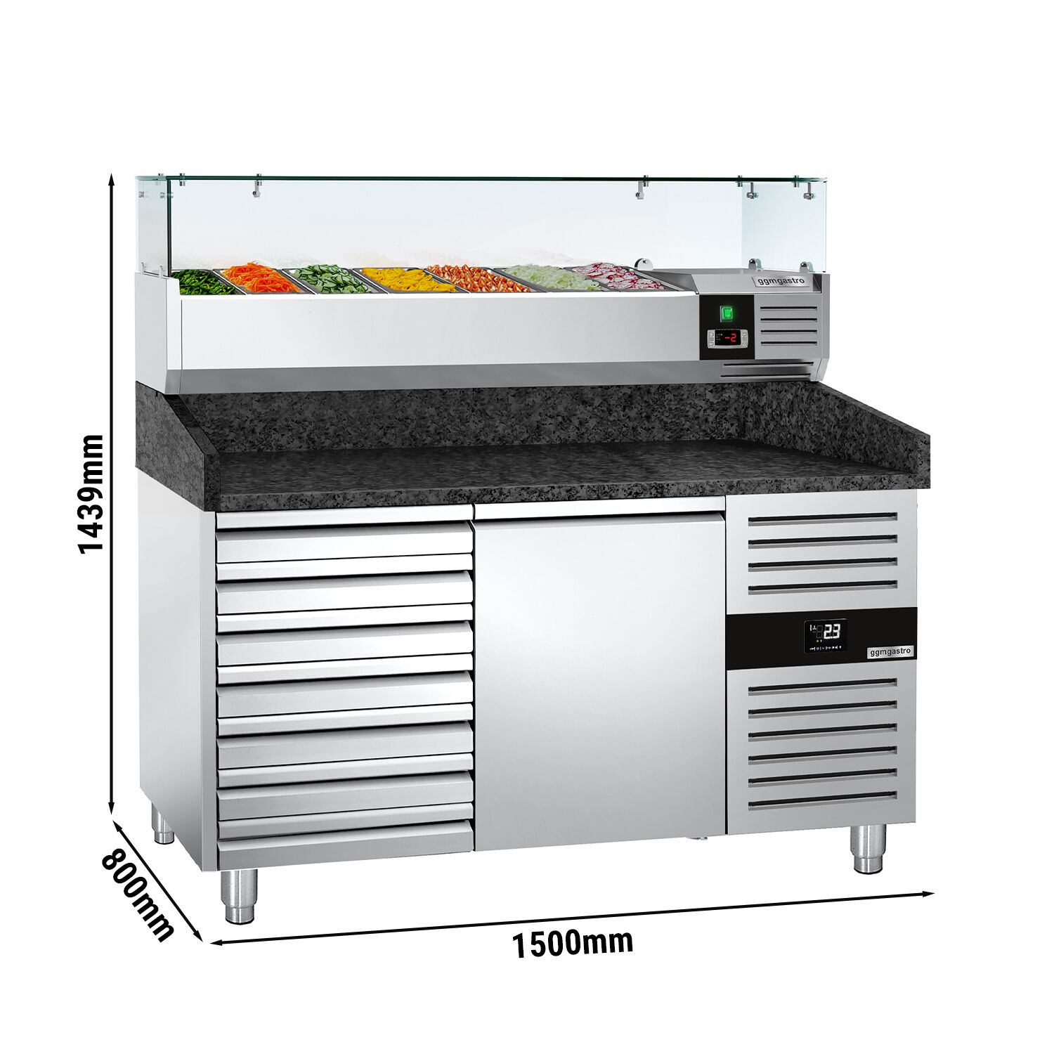 Pitsa ettevalmistuslaud 1500×800mm