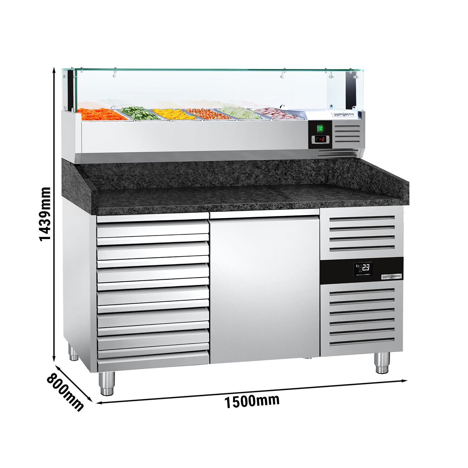 Pitsa ettevalmistuslaud 1500×800mm