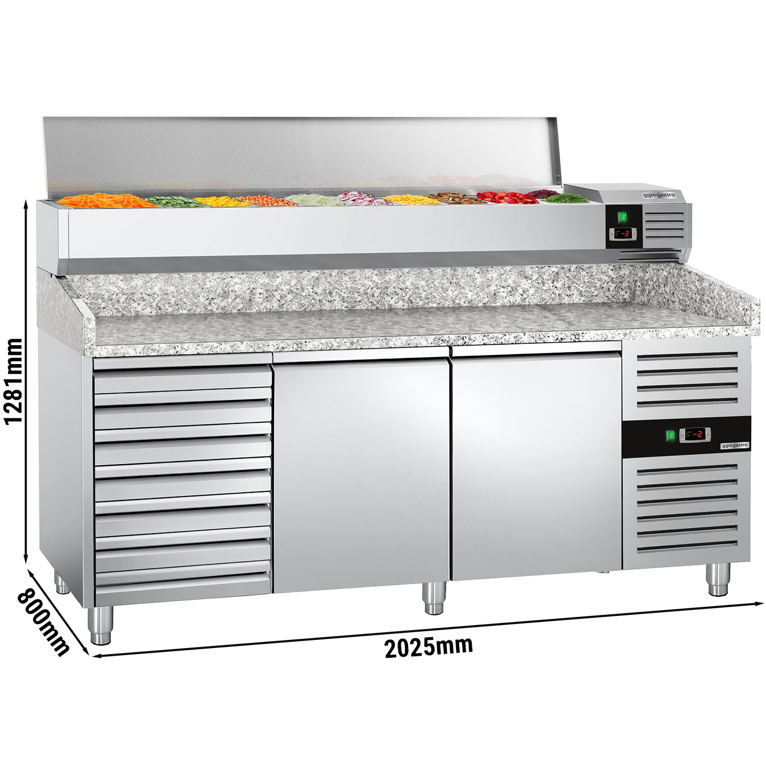 Pitsa ettevalmistuslaud 2000×800mm