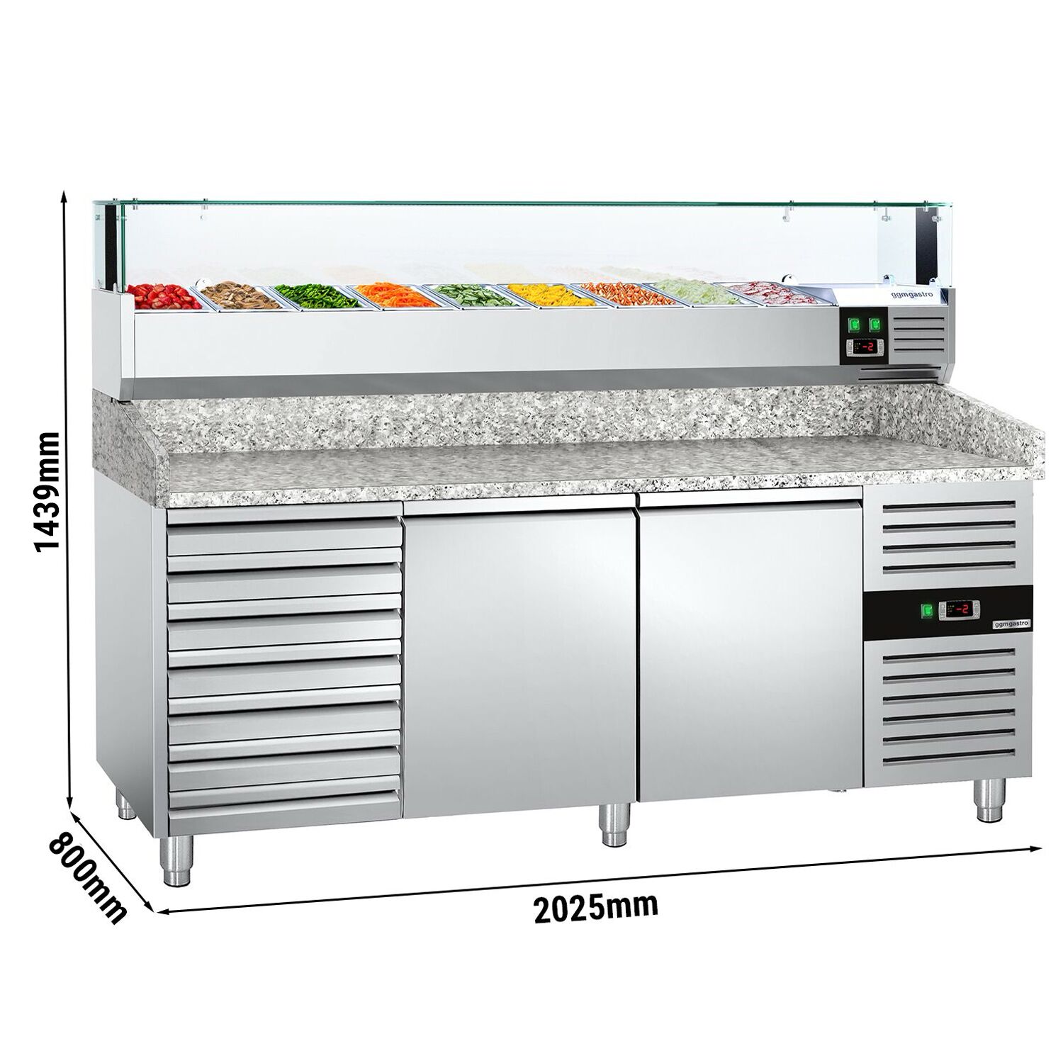 Pitsa ettevalmistuslaud 2000×800mm