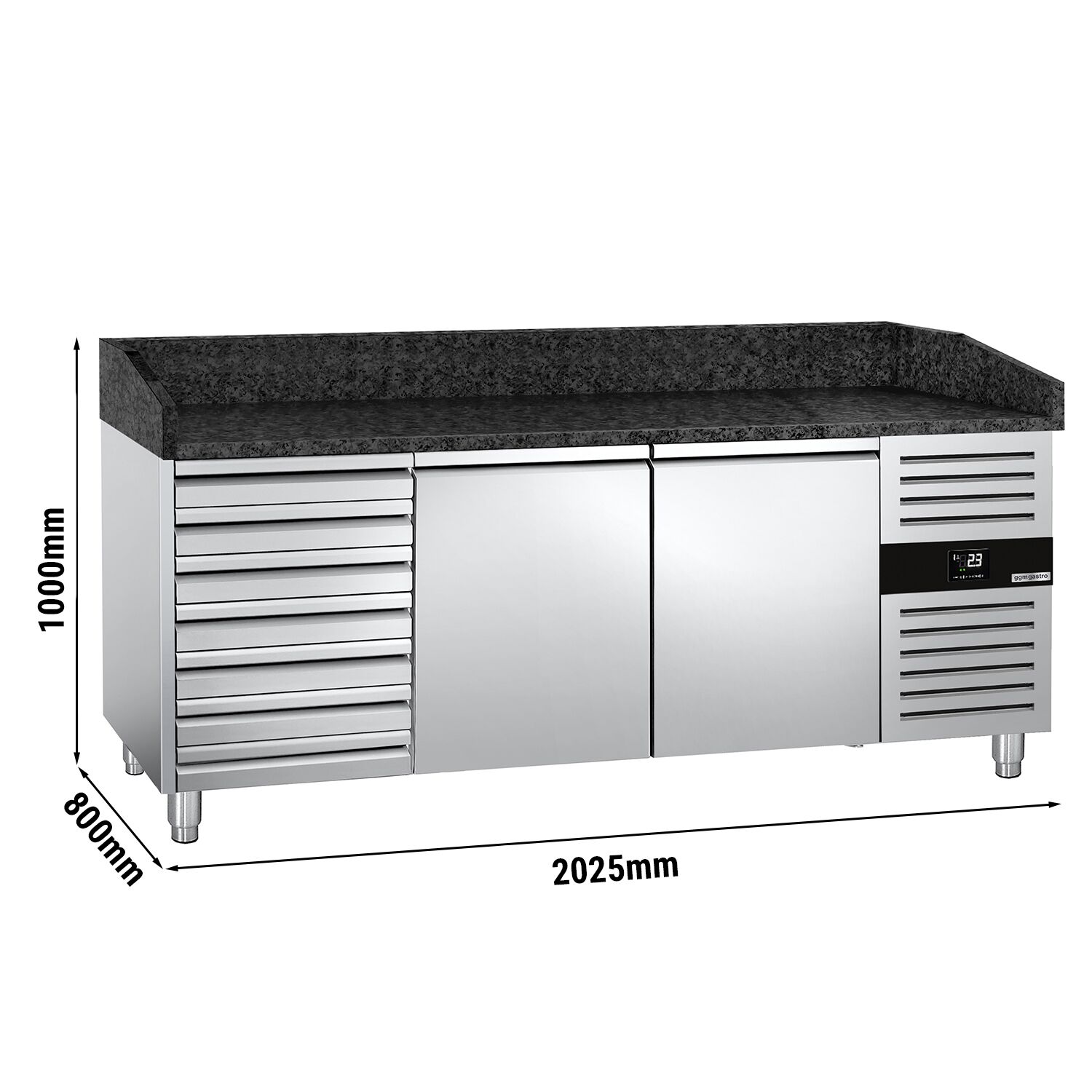 Pitsa ettevalmistuslaud 2025×800mm