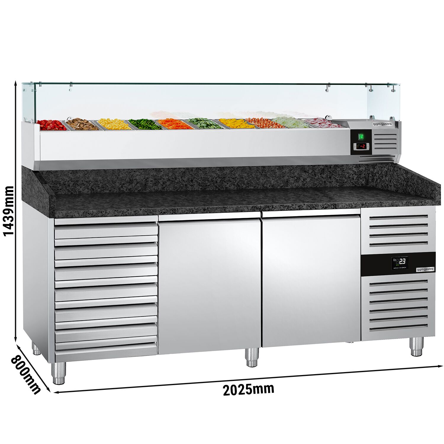 Pitsa ettevalmistuslaud 2025×800mm