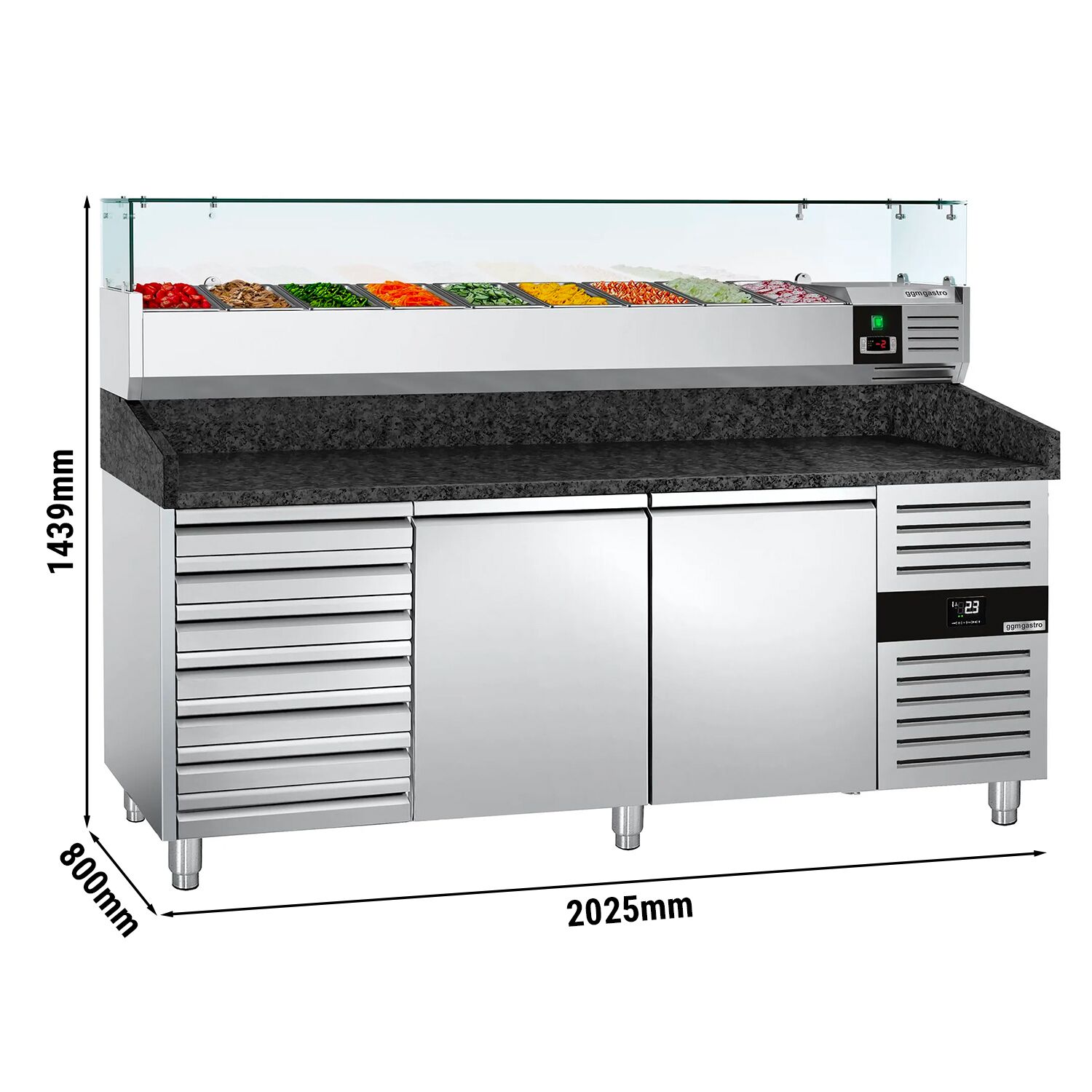 Pitsa ettevalmistuslaud 2025×800mm