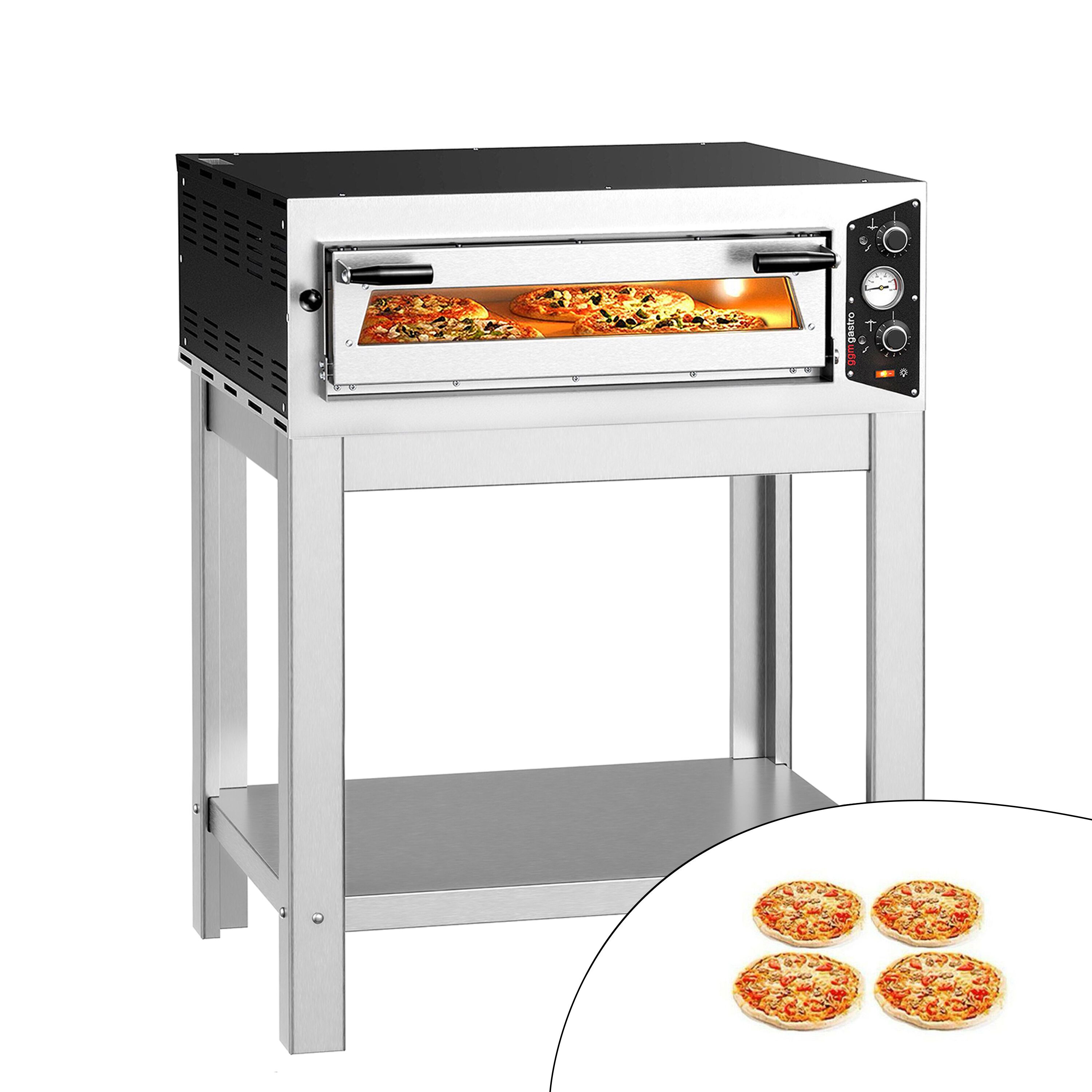 Pitsaahi 4×Ø30 cm alusraamiga