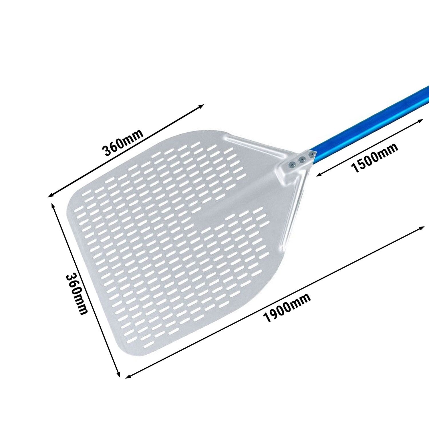Pitsalabidas AZZURRA 360x360mm, 150cm, perforeeritud