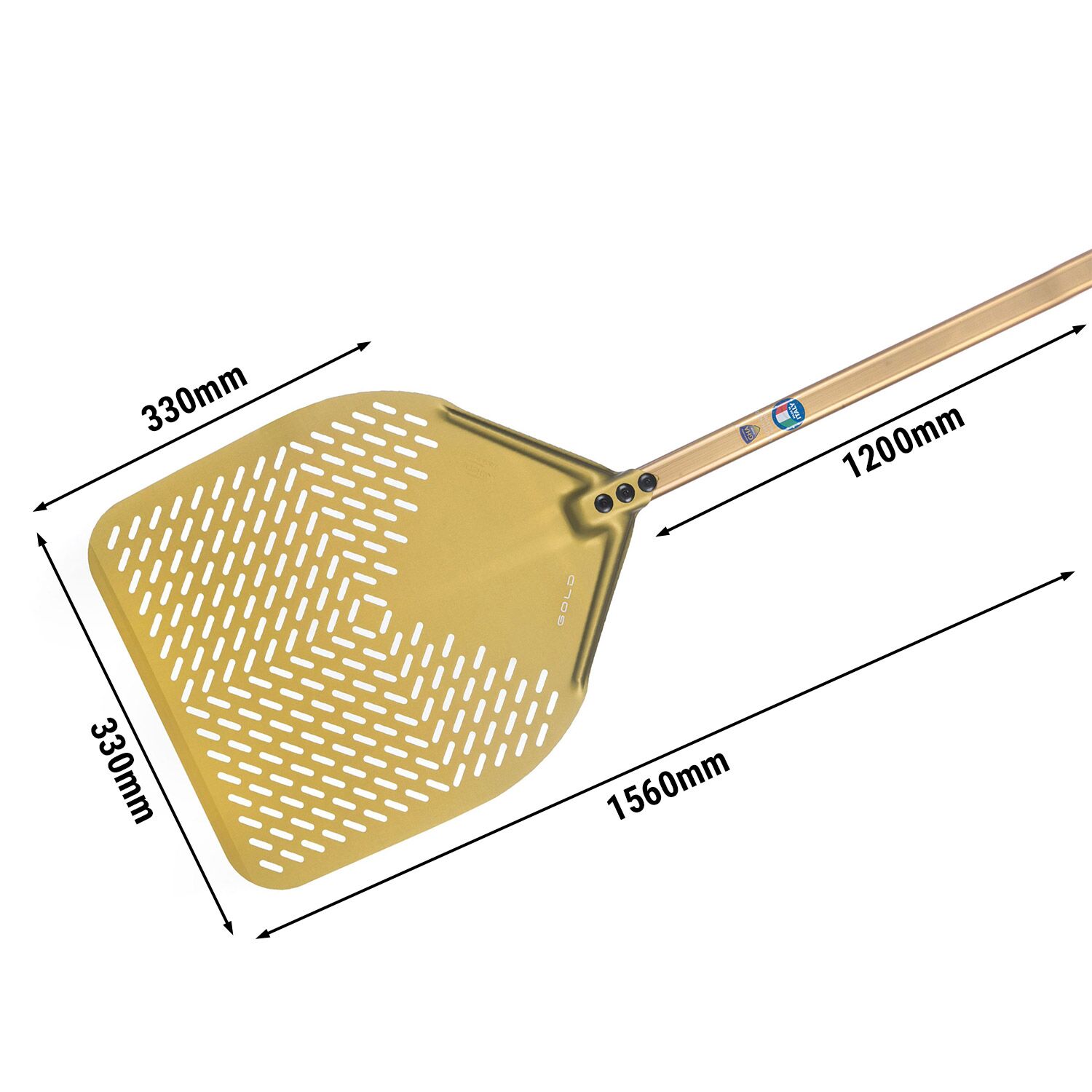 Pitsalabidas GOLD 330x330mm, 120cm