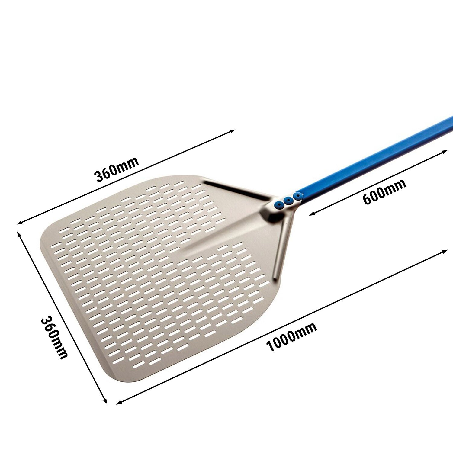 Pitsalabidas AZZURRA 360x360mm, 60cm, perforeeritud