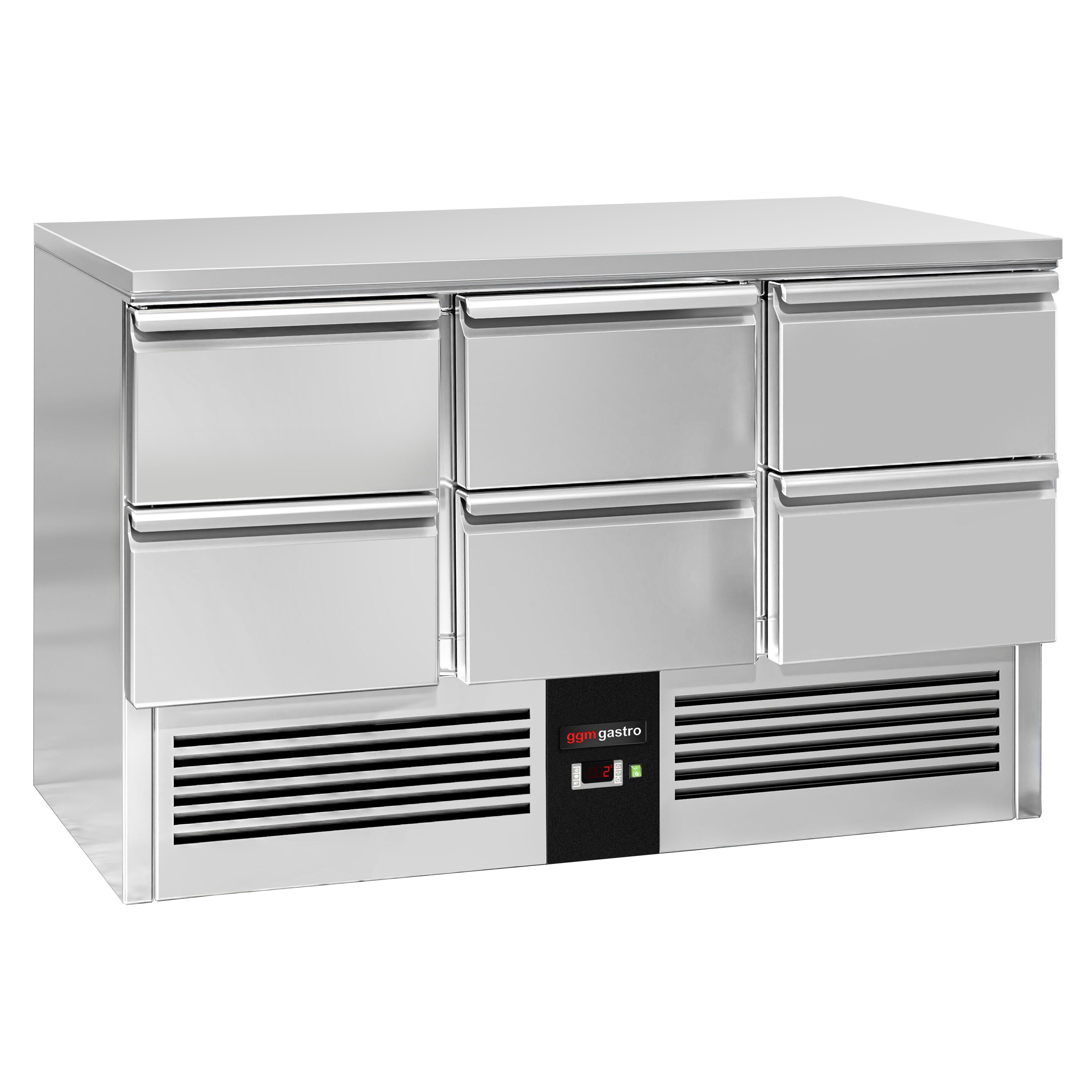 Külmlaud PREMIUM 1365×700mm, 6 sahtlit