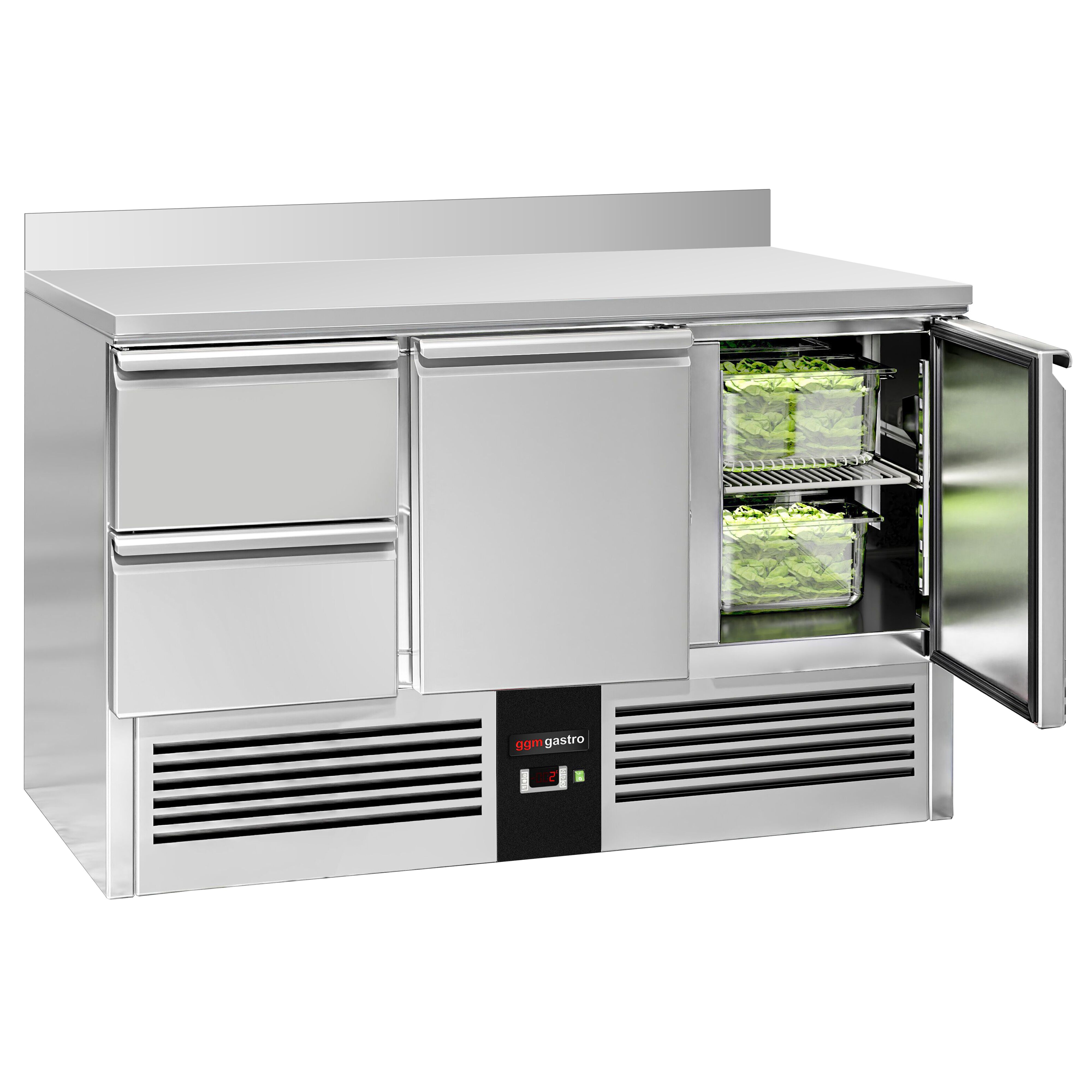Külmlaud PREMIUM 1368×700mm, 2 ust ja 2 sahtlit