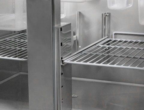 Külmlaud PREMIUM 1368×700mm, 1 uks ja 4 sahtlit