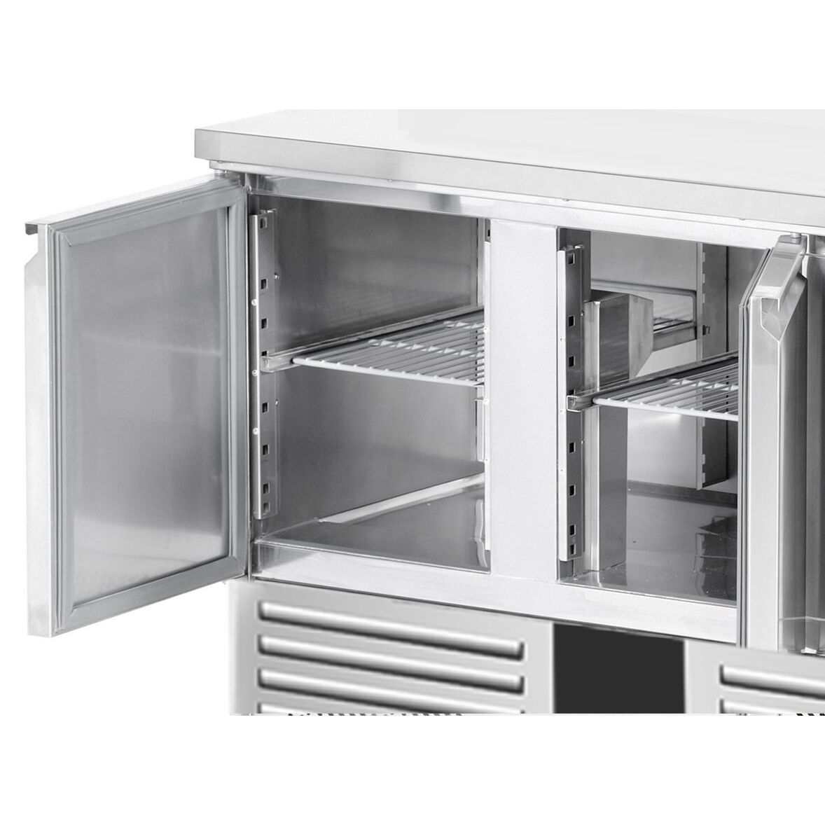 Külmlaud PREMIUM 1368×700mm, 2 ust ja 2 sahtlit