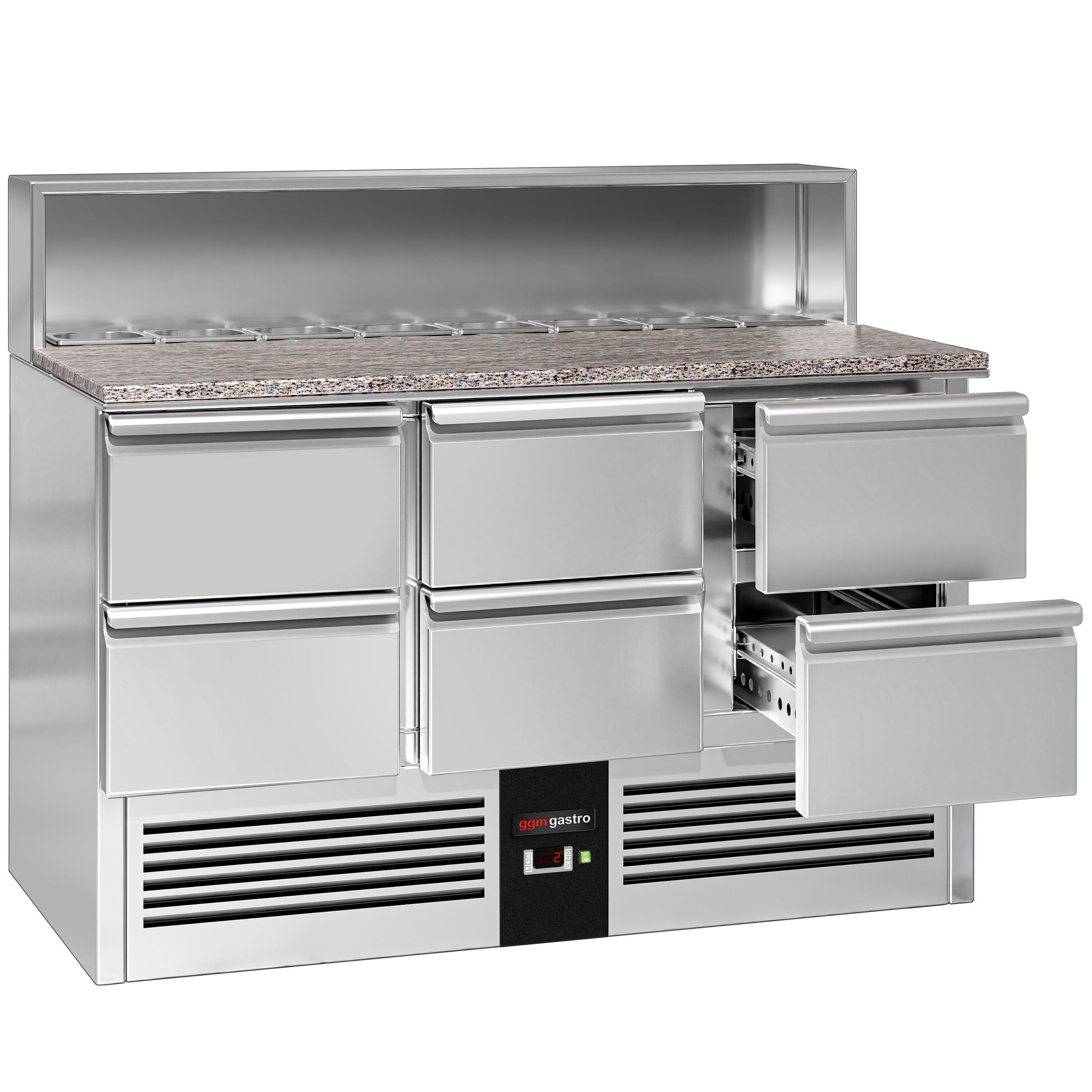 Salatilett PREMIUM, 1368mm, 6 sahtlit