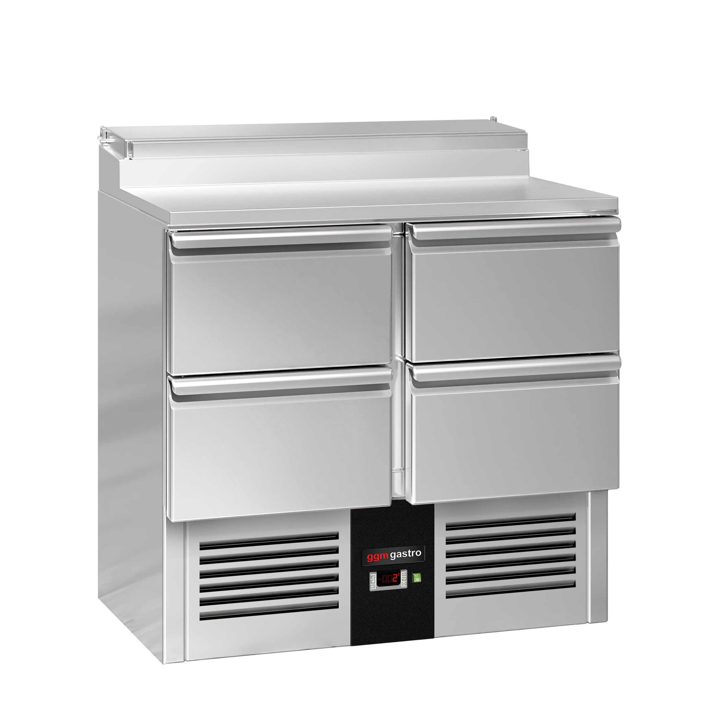 Salatileti ettevalmistuslaud PREMIUM, 900mm, 4 sahtlit