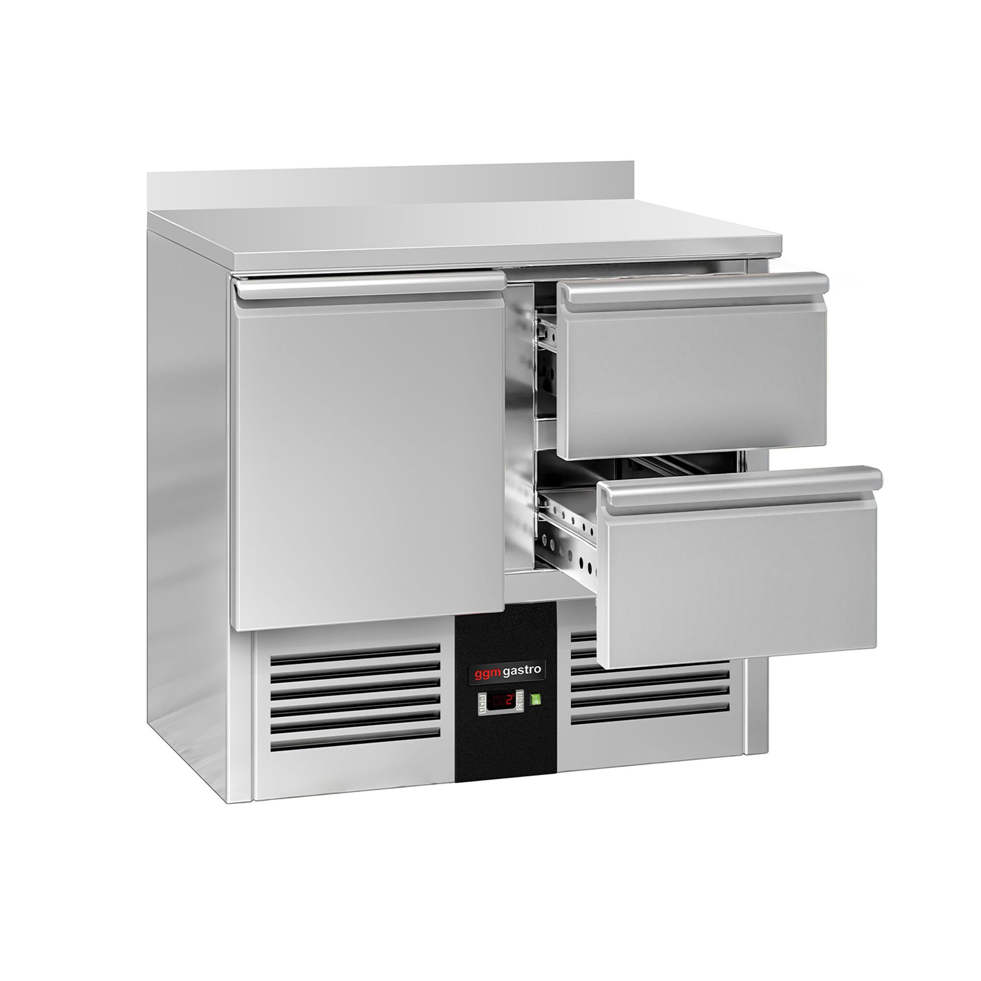 Külmlaud PREMIUM 900×700mm, 1 uks ja 2 sahtlit