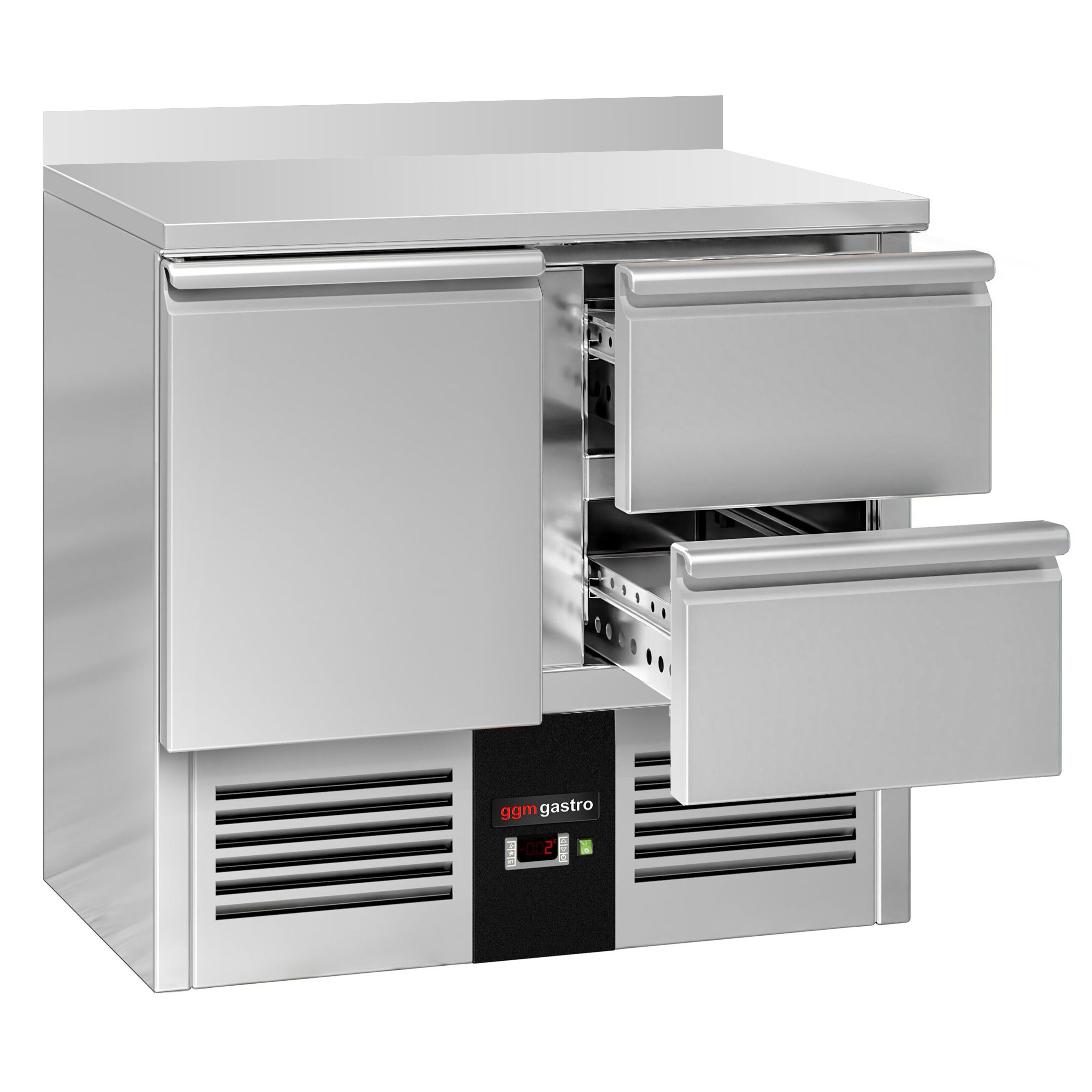 Külmlaud PREMIUM 900×700mm, 1 uks ja 2 sahtlit