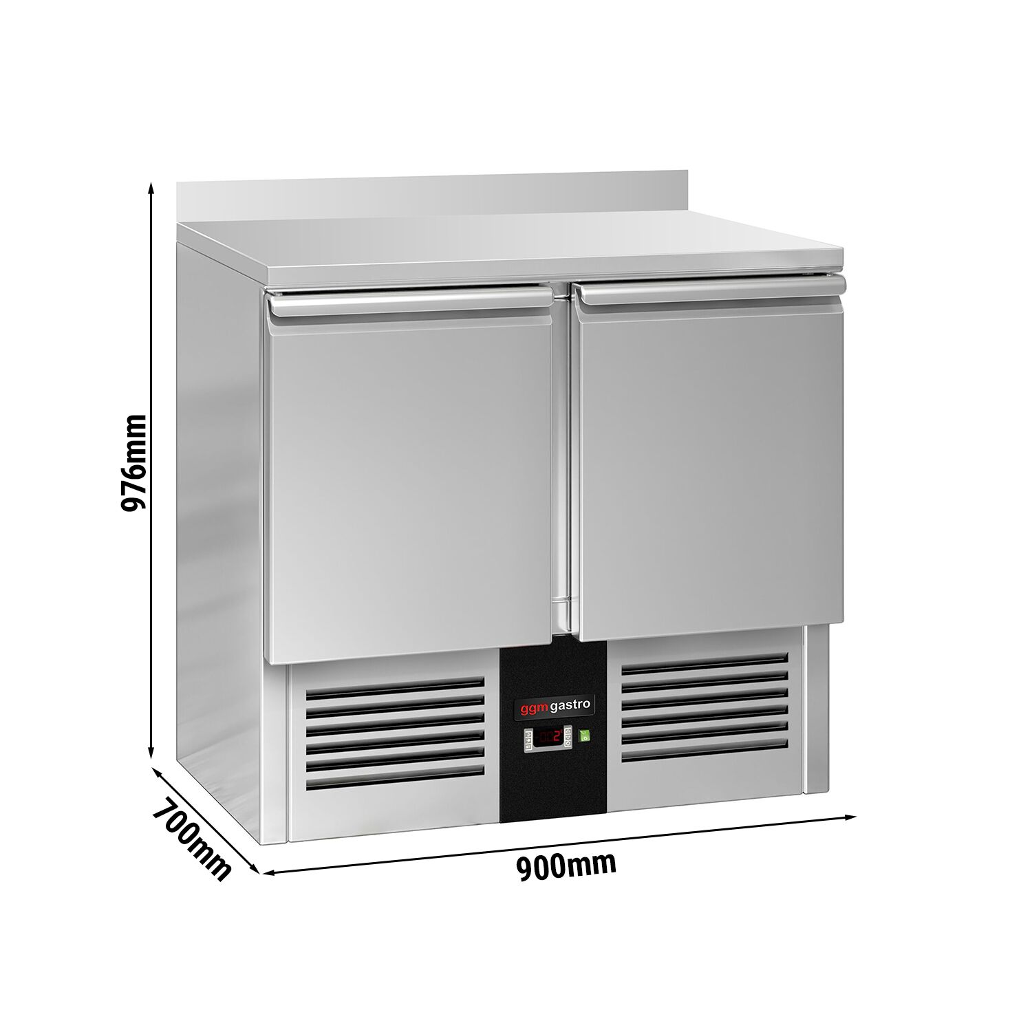 Külmlaud PREMIUM 900×700mm, 2 ust